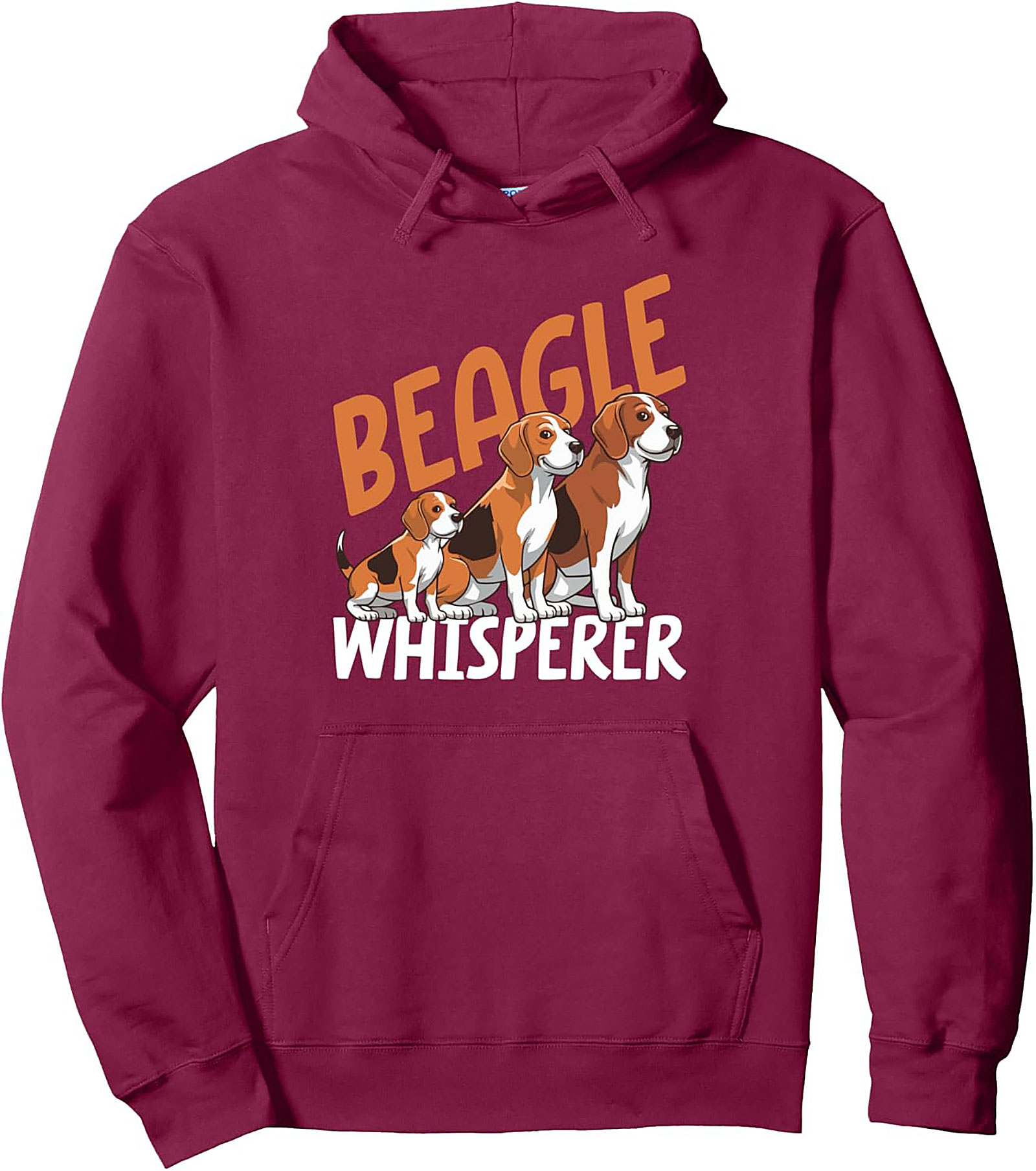 Beagle Whisperer Pullover Hoodie | Dog Breed Graphic Hoodie