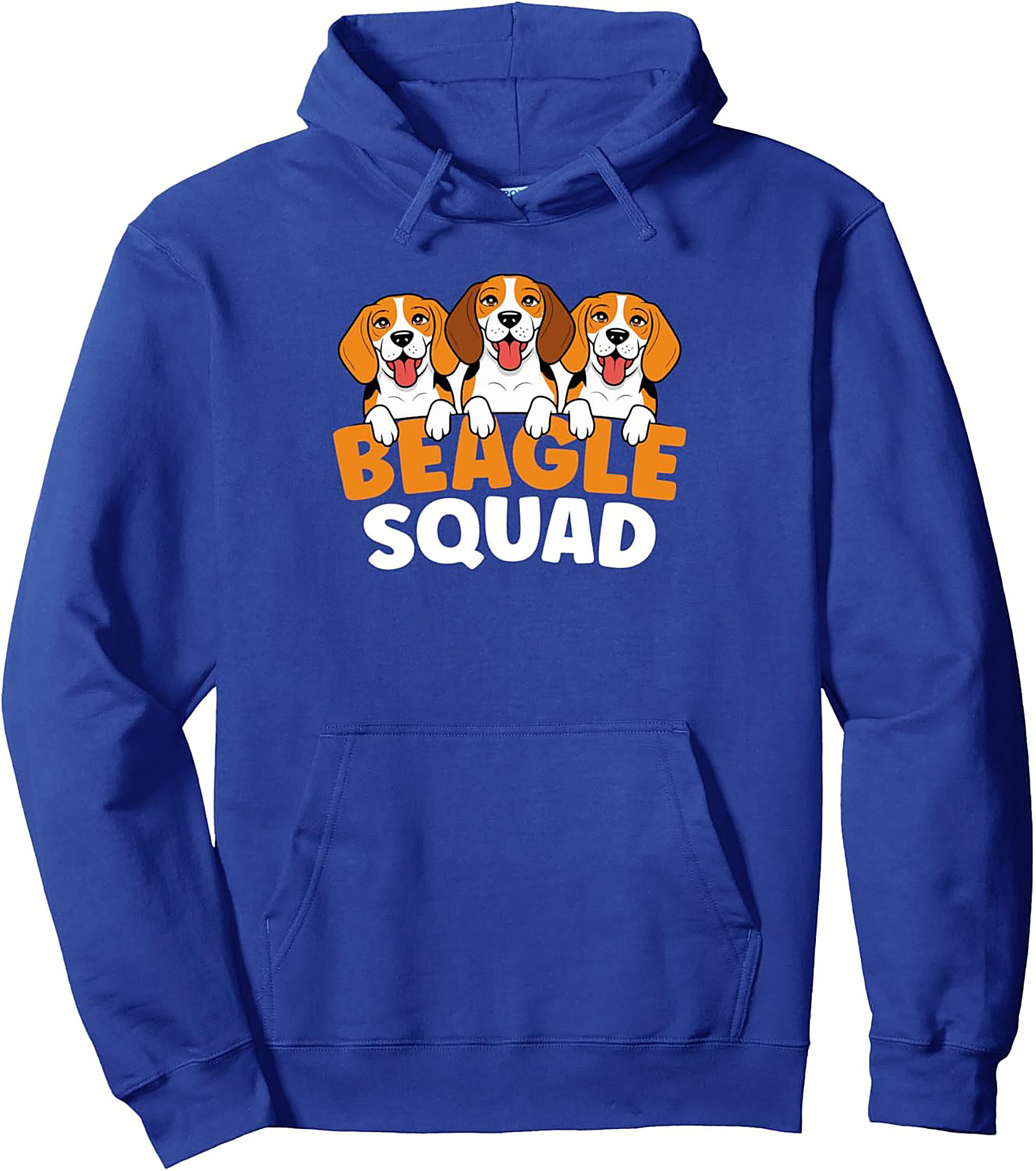 Beagle Squad Pullover Hoodie | Cute Dog Lover Graphic Hoodie