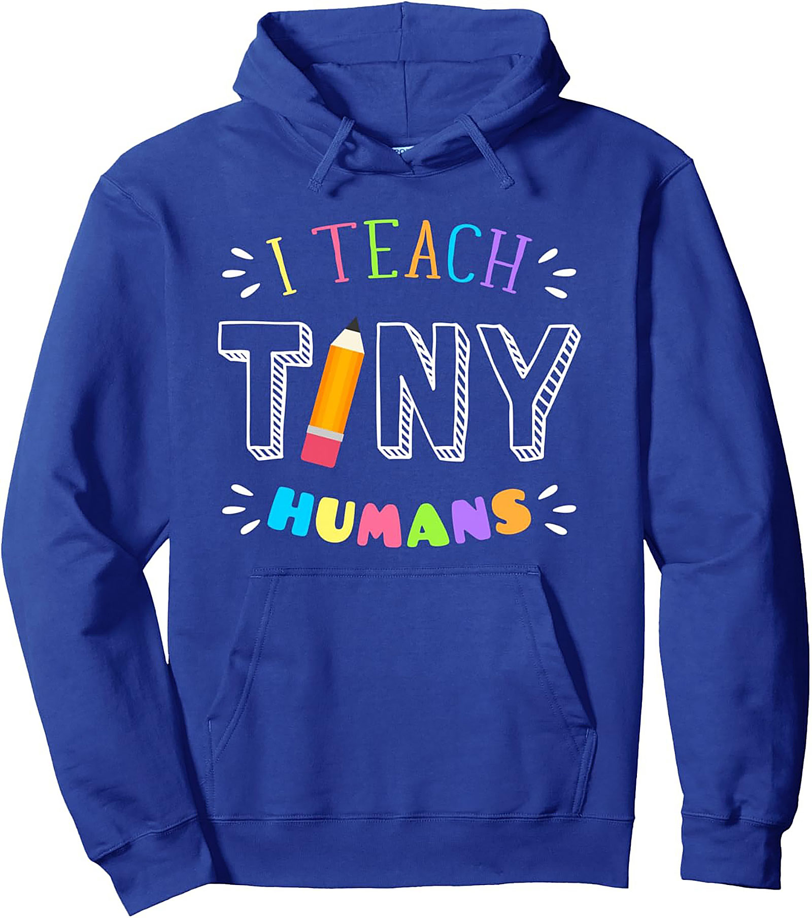 Tiny Humans Teacher Graphic Hoodie Cozy Pullover Gift