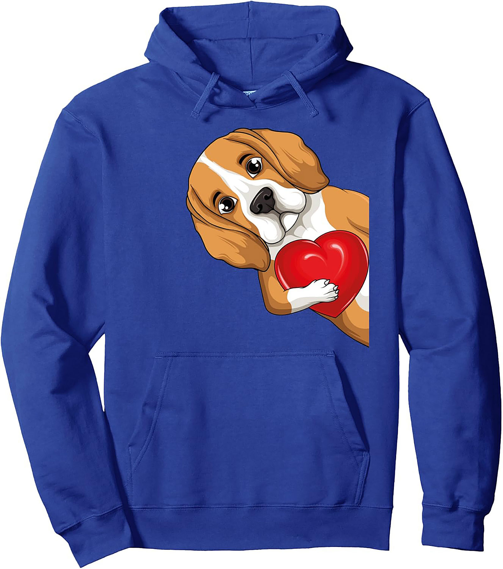Adorable Beagle Puppy Love Pullover Hoodie