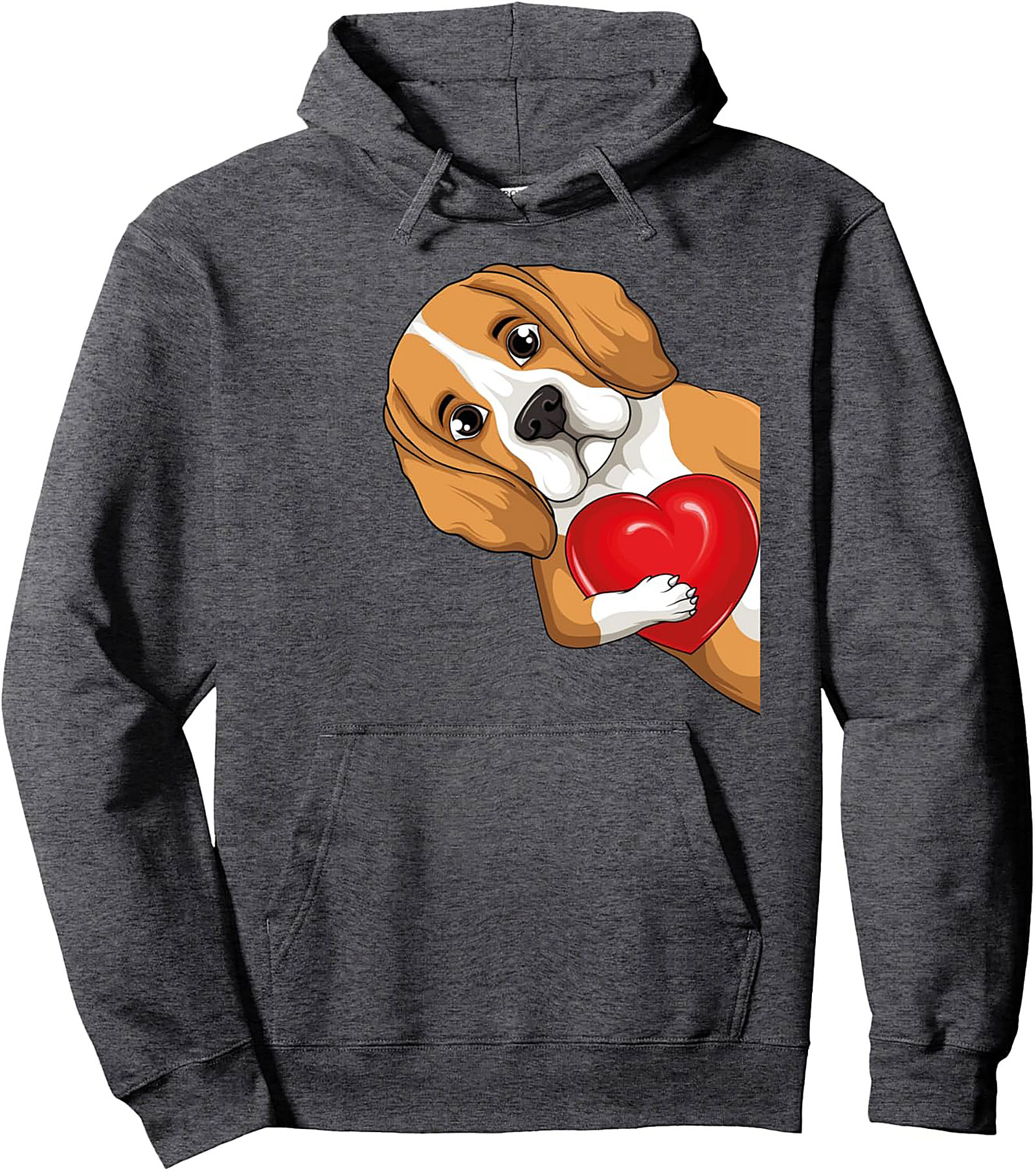 Adorable Beagle Puppy Love Pullover Hoodie