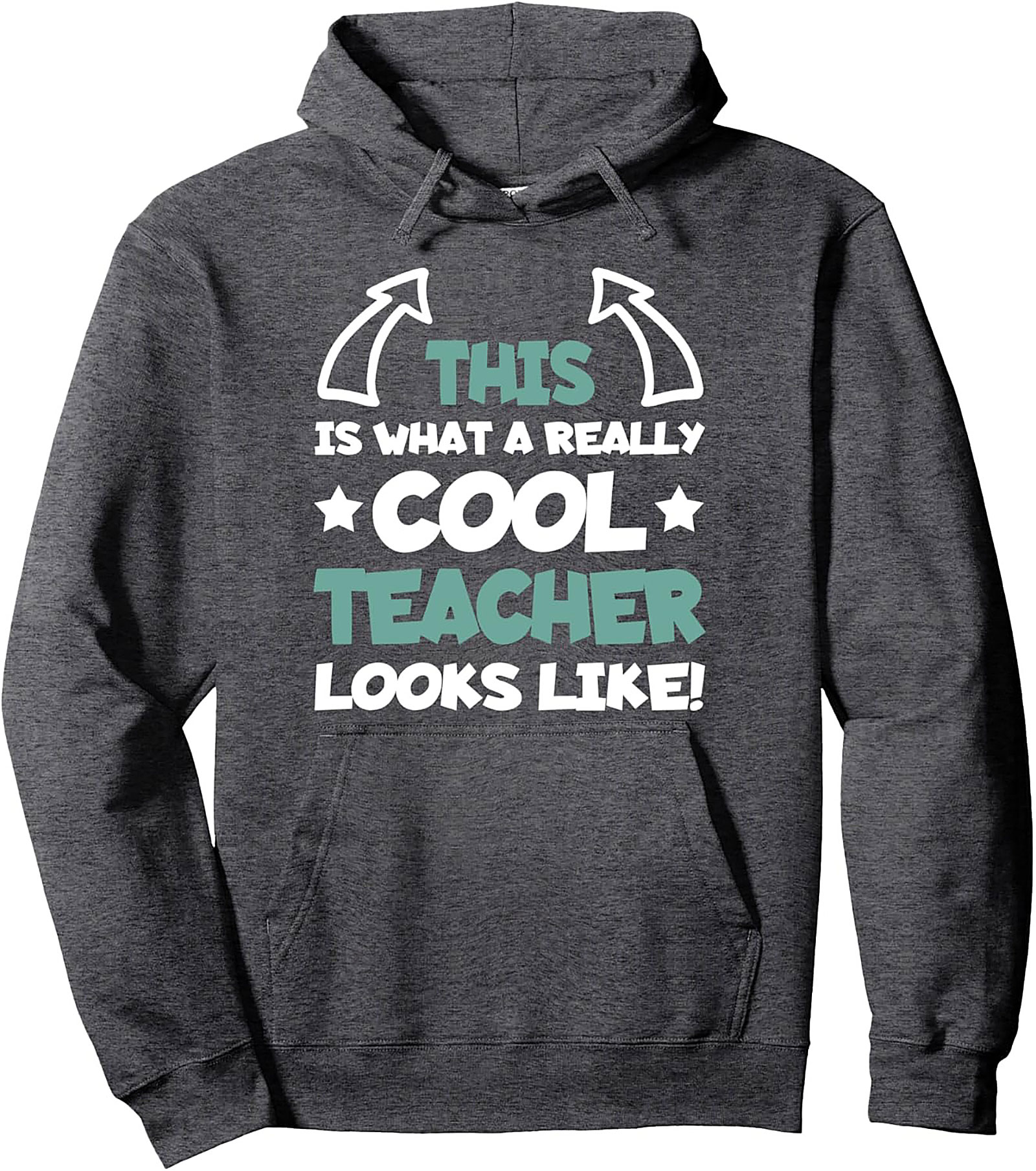 Cool Teacher Pullover Hoodie Funny Graphic Gift Idea