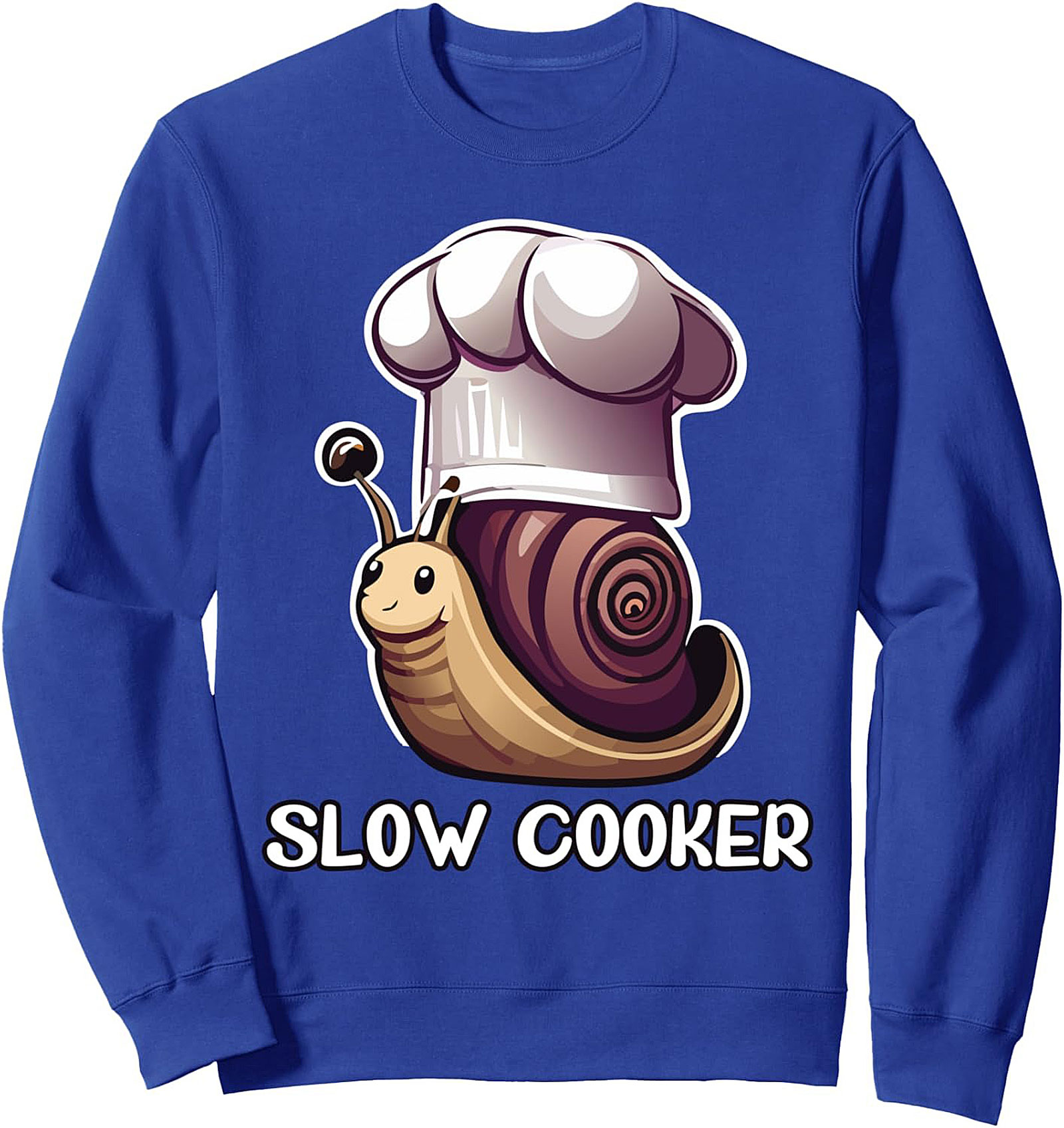 Funny Slow Cooker Chef Snail T-shirt Kitchen Gift
