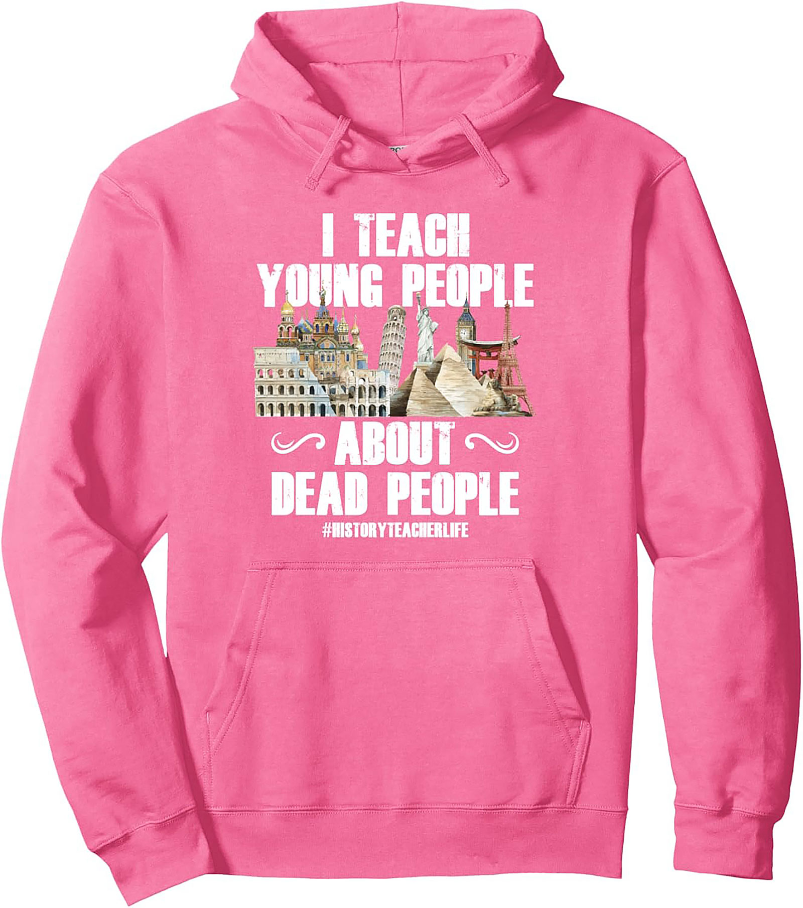 Funny History Teacher Pullover Hoodie Witty Educator Gift