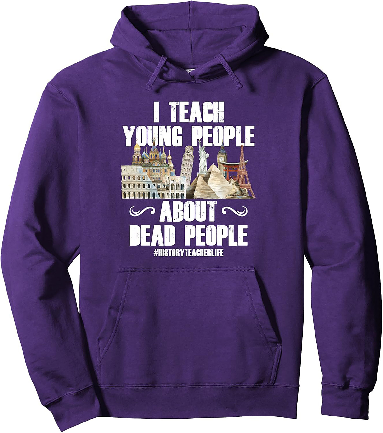 Funny History Teacher Pullover Hoodie Witty Educator Gift
