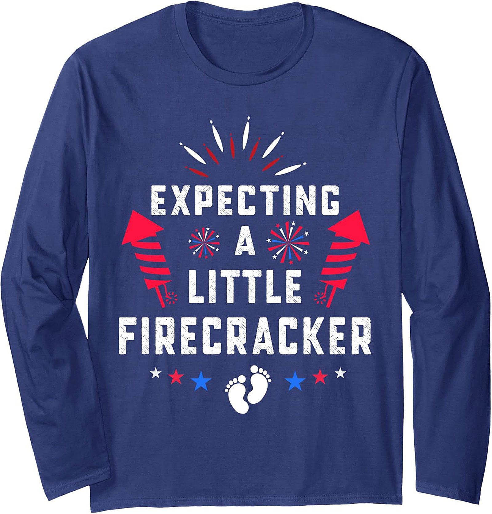 Expecting Firecracker Sweatshirt | Patriotic Pregnancy Gift