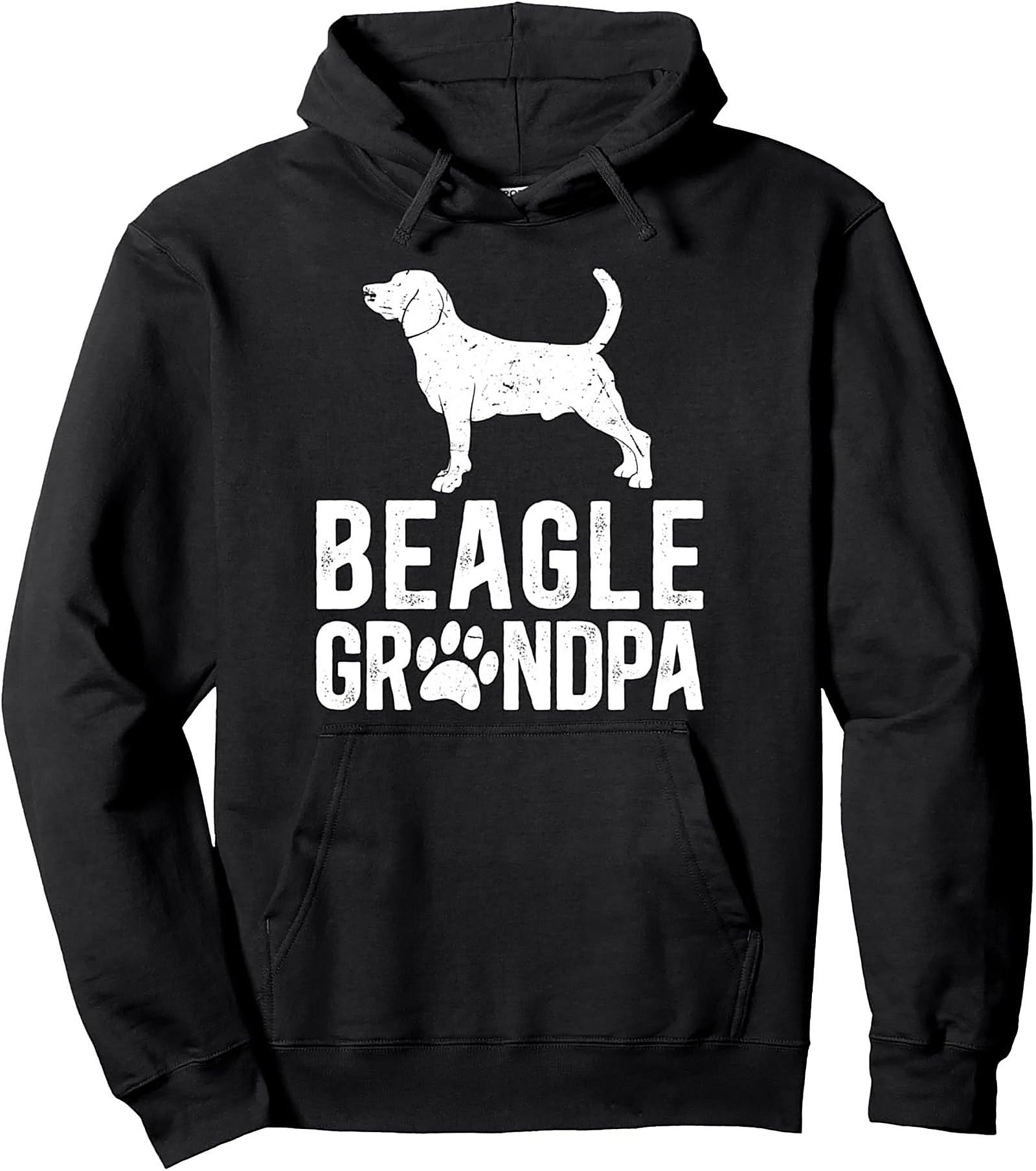 Beagle Grandpa Pullover Hoodie - The Ultimate Dog Dad Gift