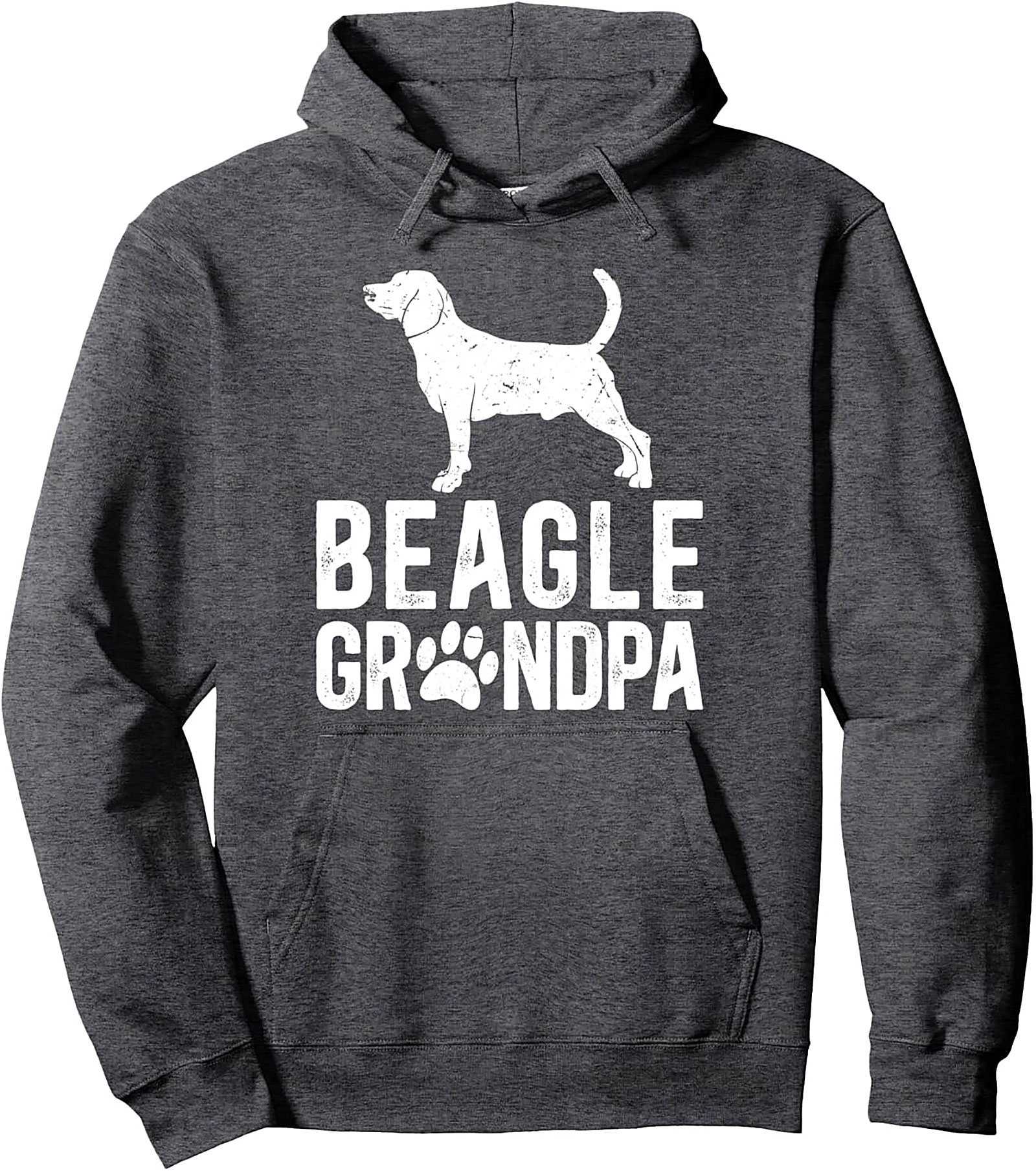 Beagle Grandpa Pullover Hoodie - The Ultimate Dog Dad Gift