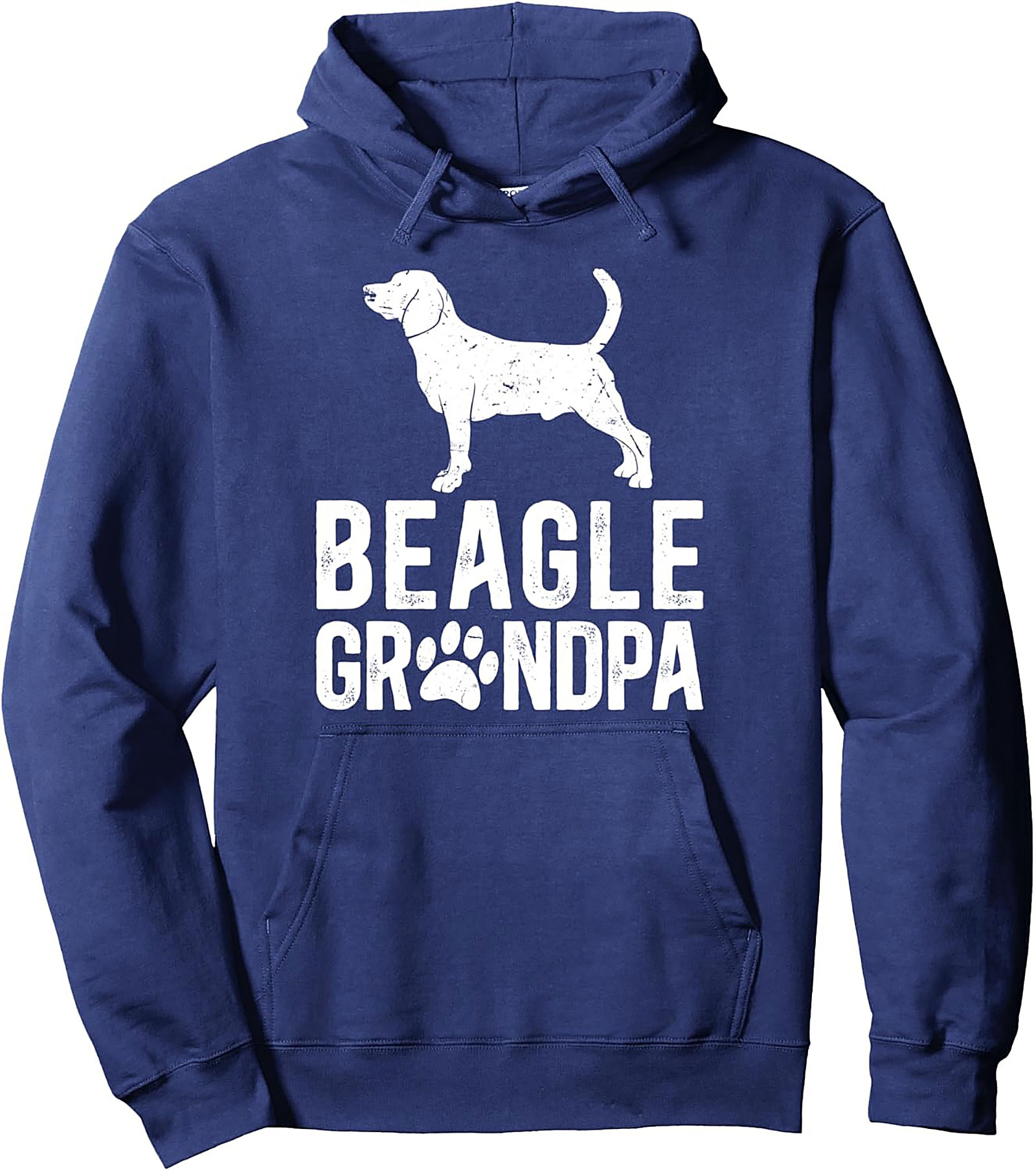 Beagle Grandpa Pullover Hoodie - The Ultimate Dog Dad Gift