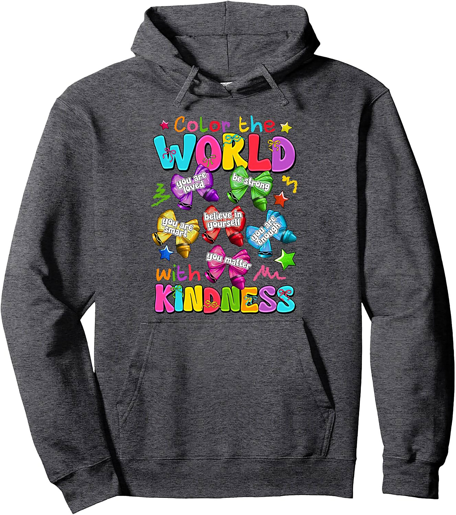 Kindness Affirmation Pullover Hoodie Cozy & Vibrant