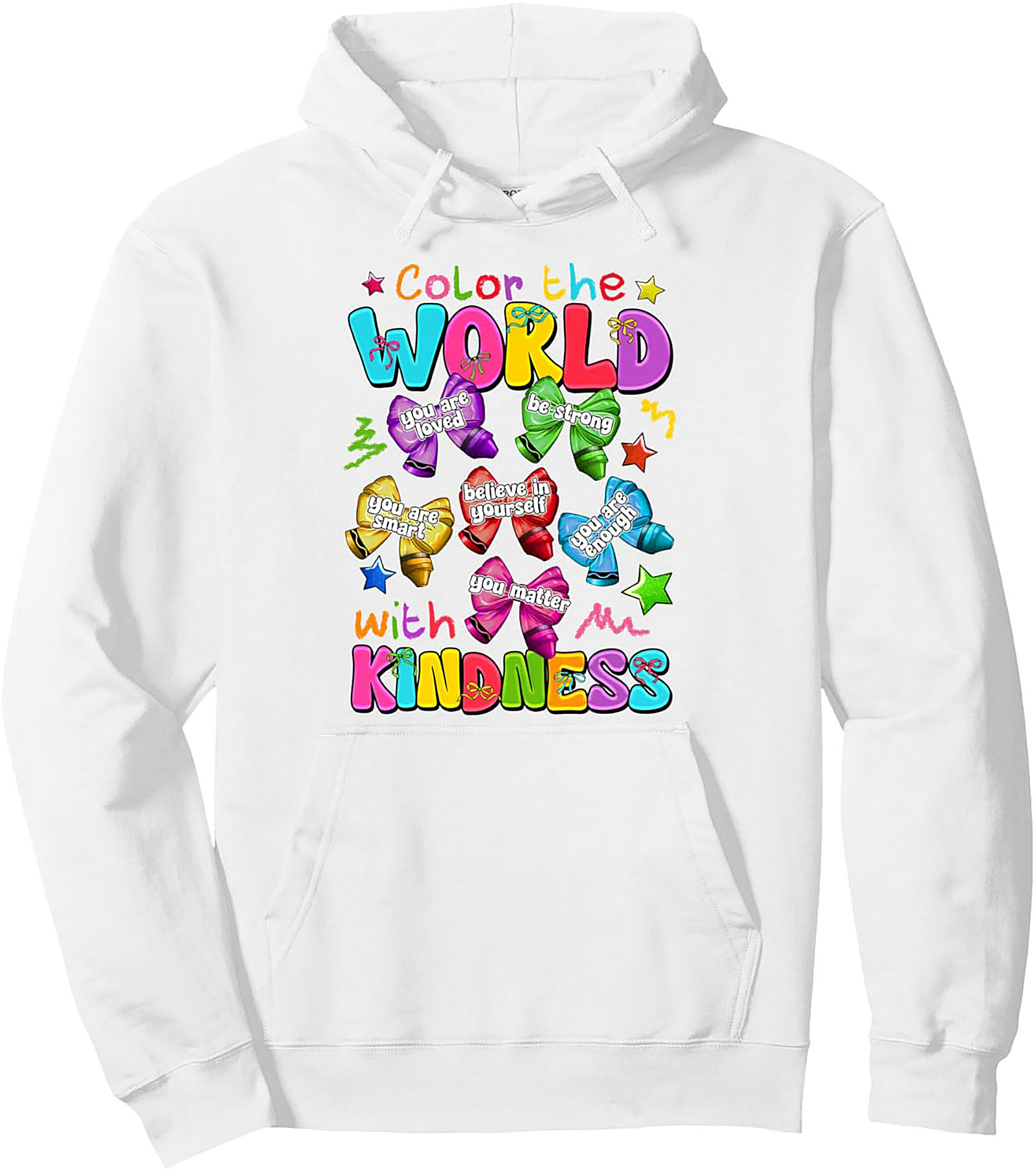 Kindness Affirmation Pullover Hoodie Cozy & Vibrant