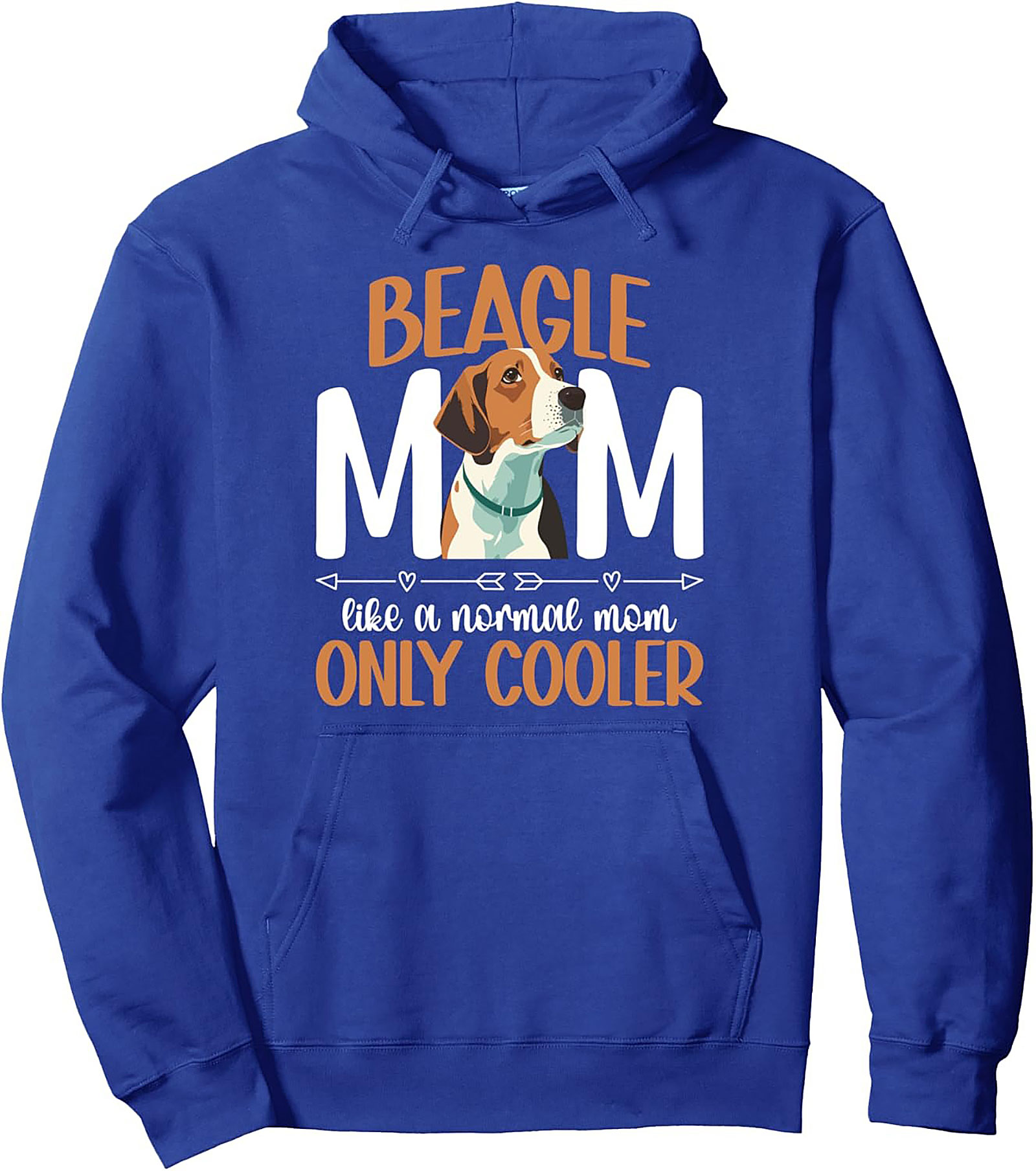 The Ultimate Beagle Mom Graphic Hoodie - Like a Normal Mom Only Cooler