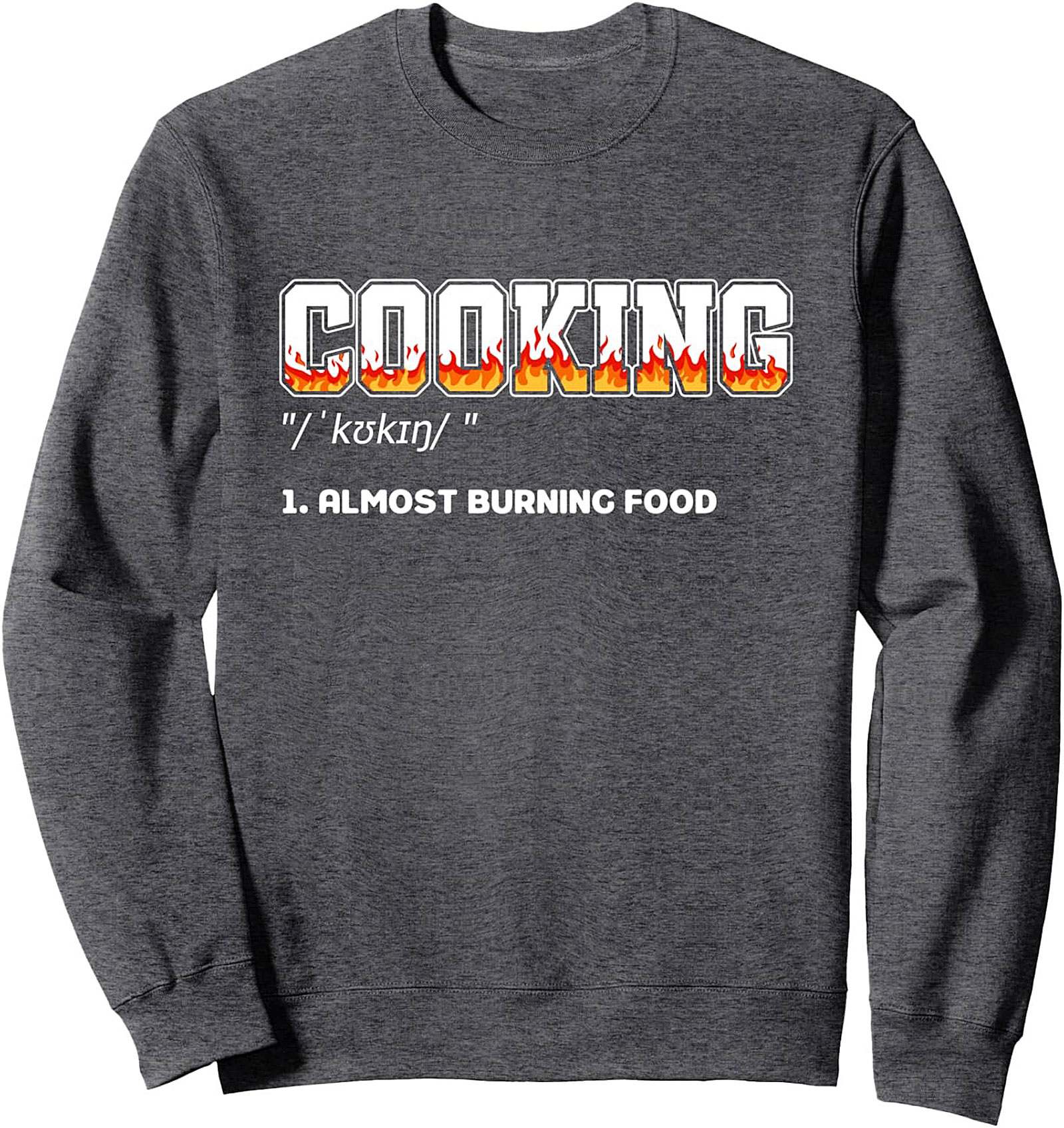 Funny Cooking T-shirt – Almost Burning Food Graphic Tee