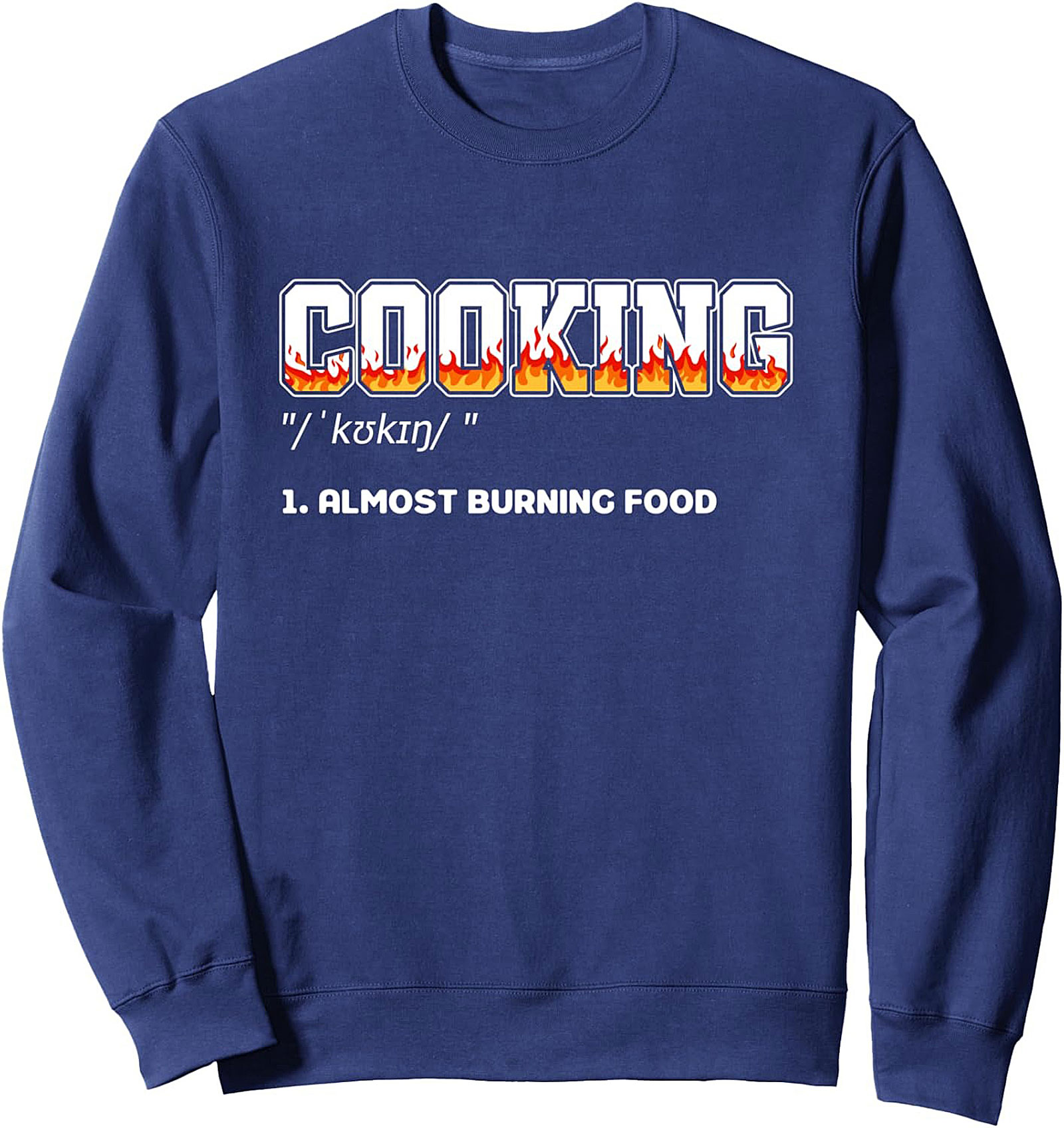 Funny Cooking T-shirt – Almost Burning Food Graphic Tee
