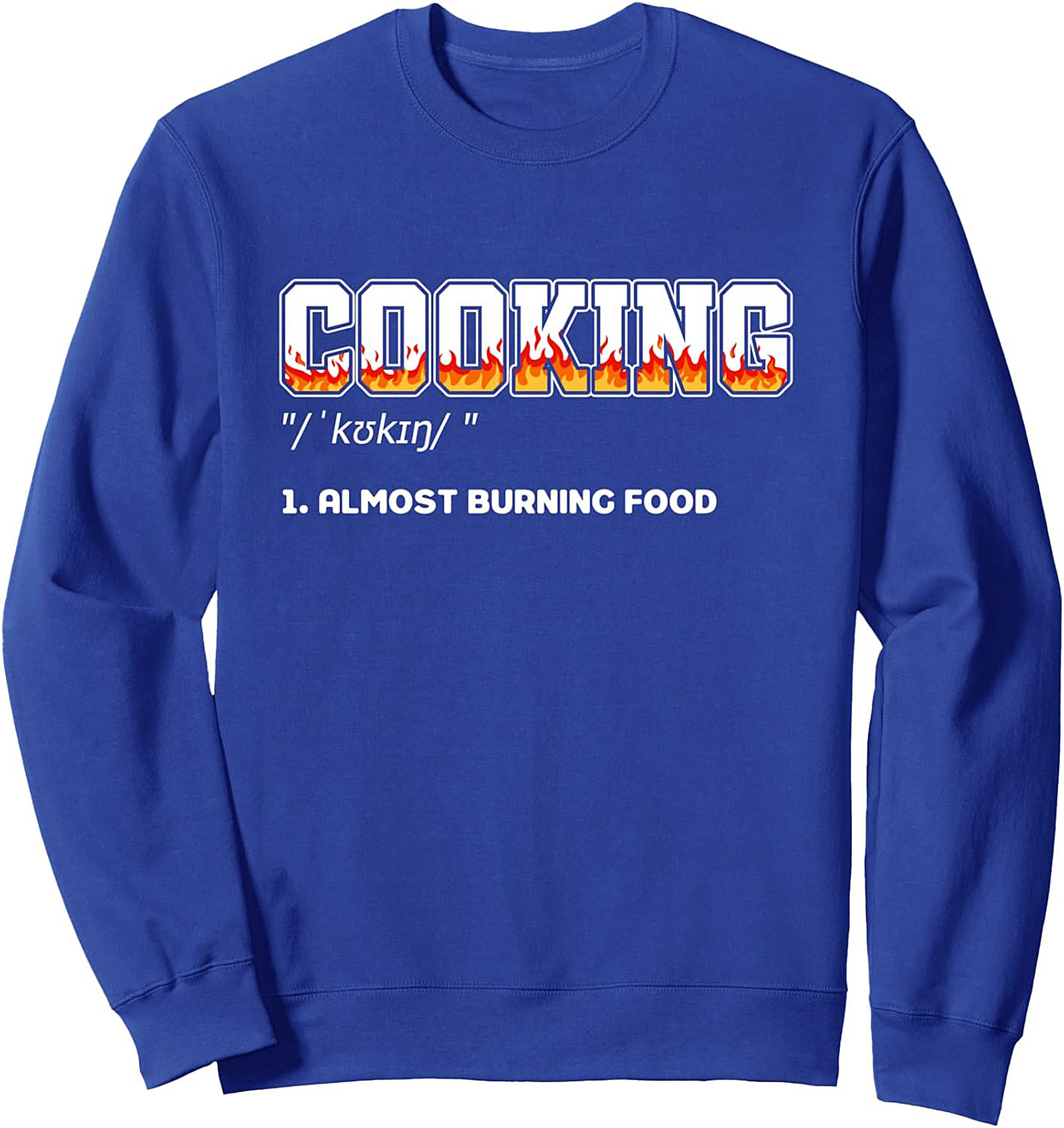 Funny Cooking T-shirt – Almost Burning Food Graphic Tee