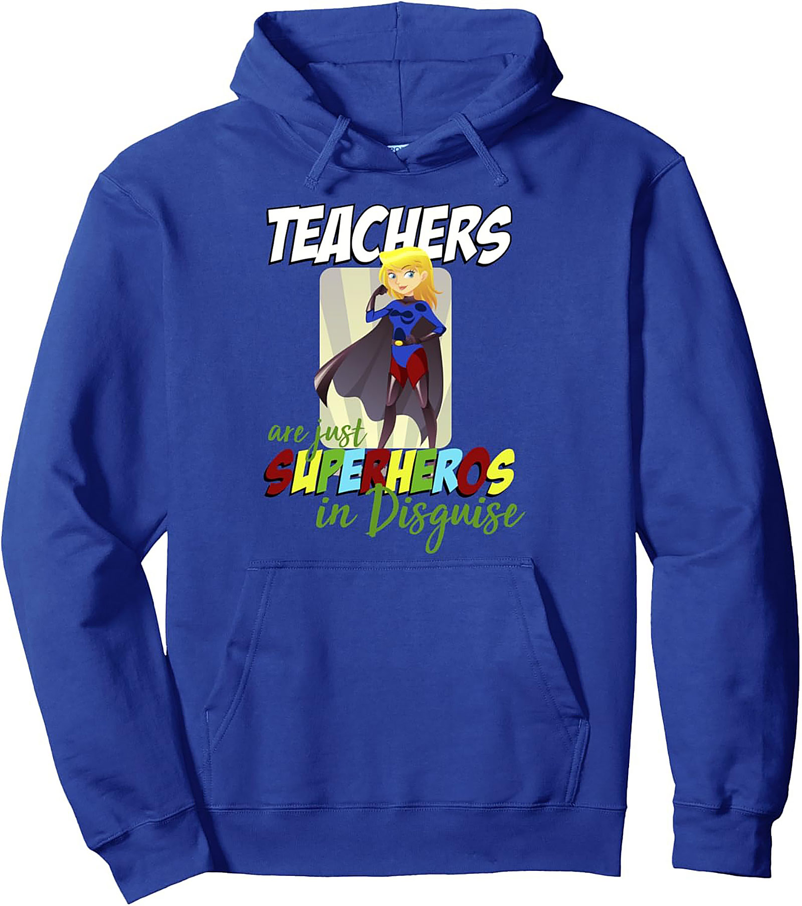 Teacher Superhero Pullover Hoodie Best Teacher Gift