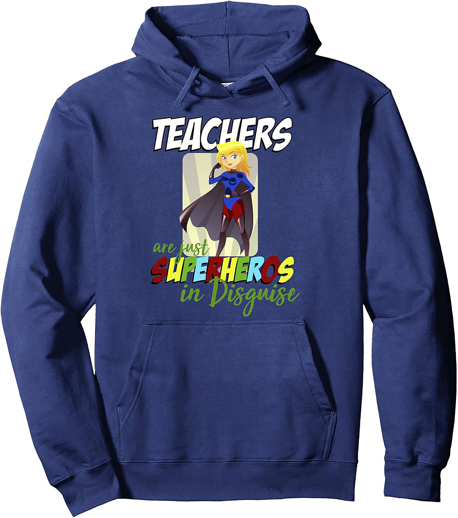 Teacher Superhero Pullover Hoodie Best Teacher Gift