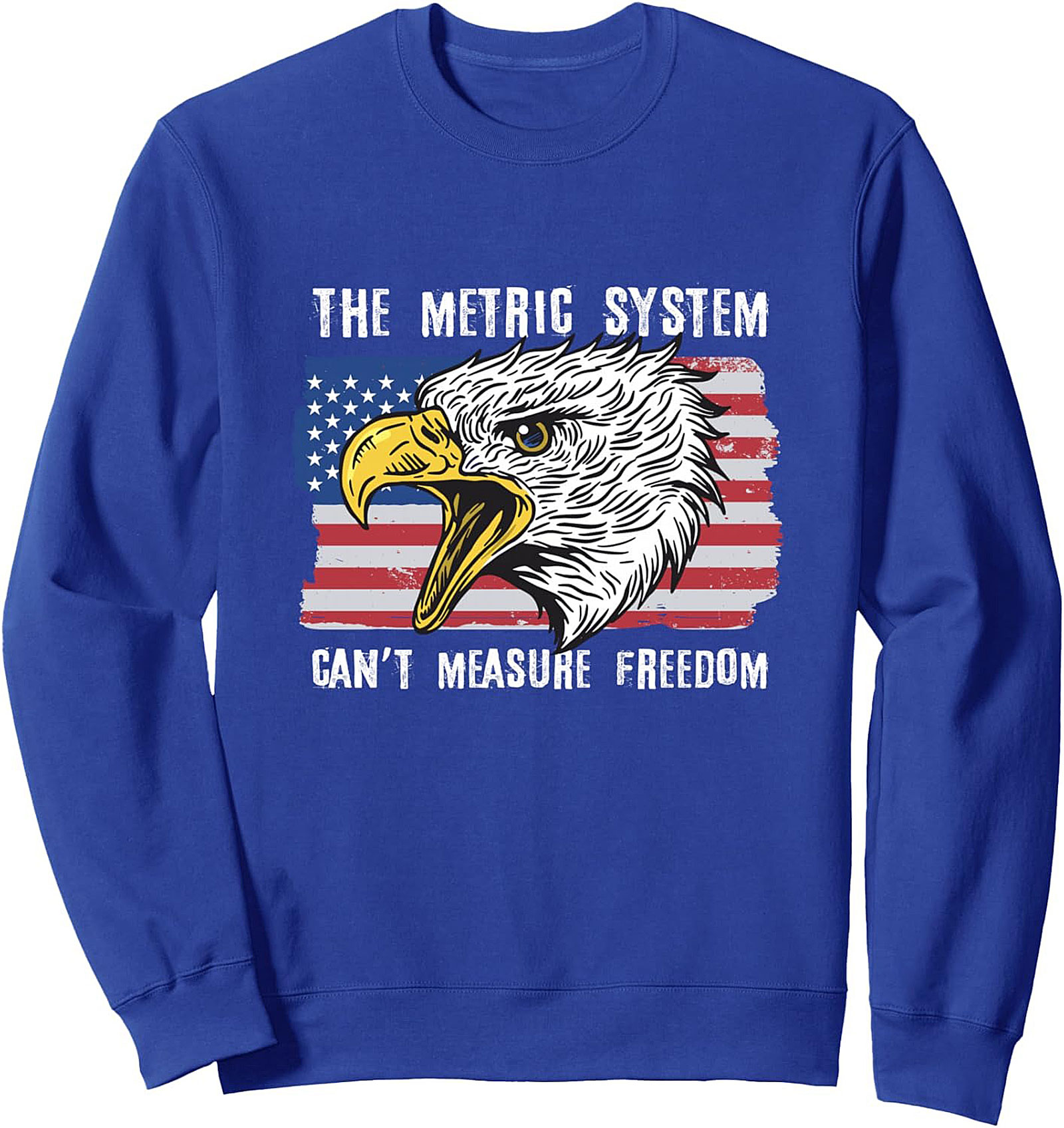 Freedom Metric System Patriotic Graphic Sweatshirt