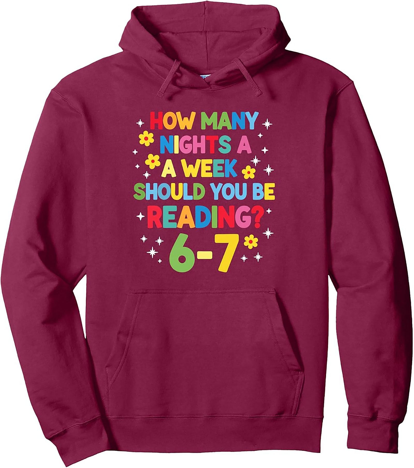 Reading Advocate Pullover Hoodie Cozy Teacher Gift