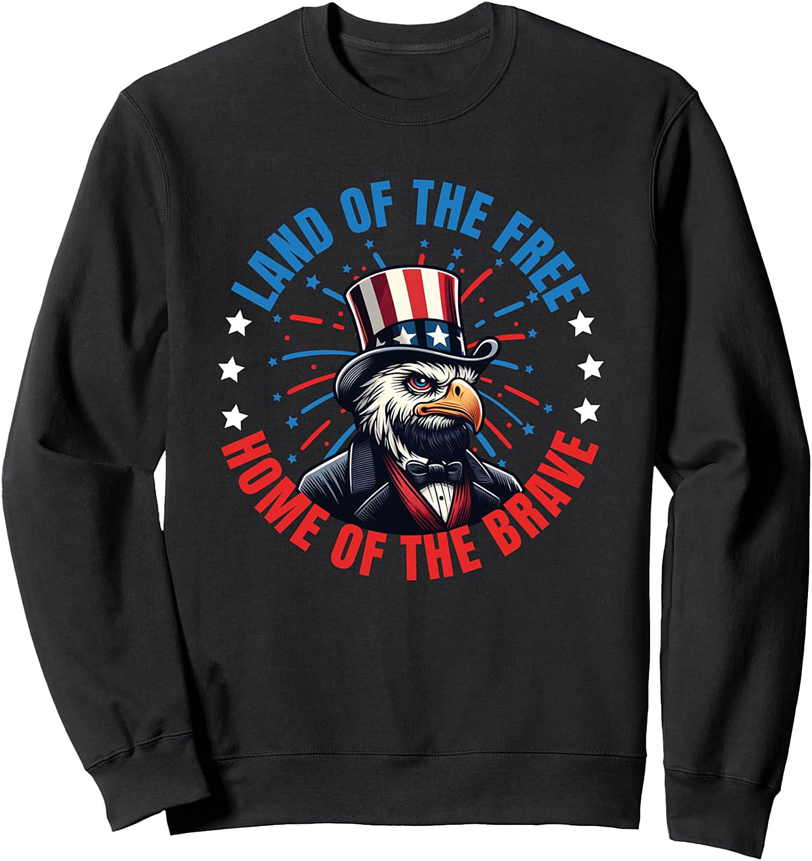 Patriotic Eagle Crewneck Sweatshirt | Land of the Free