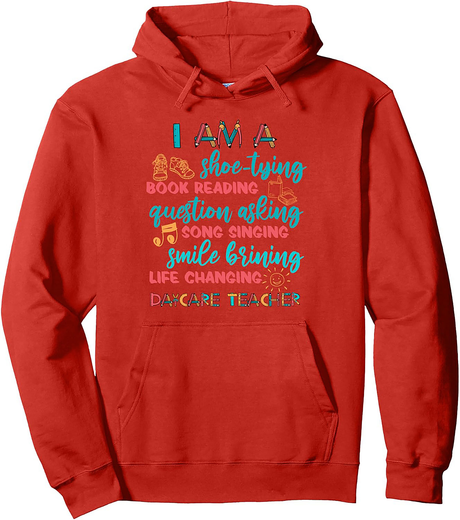 Daycare Teacher Pullover Hoodie Cozy Teacher Gift Idea