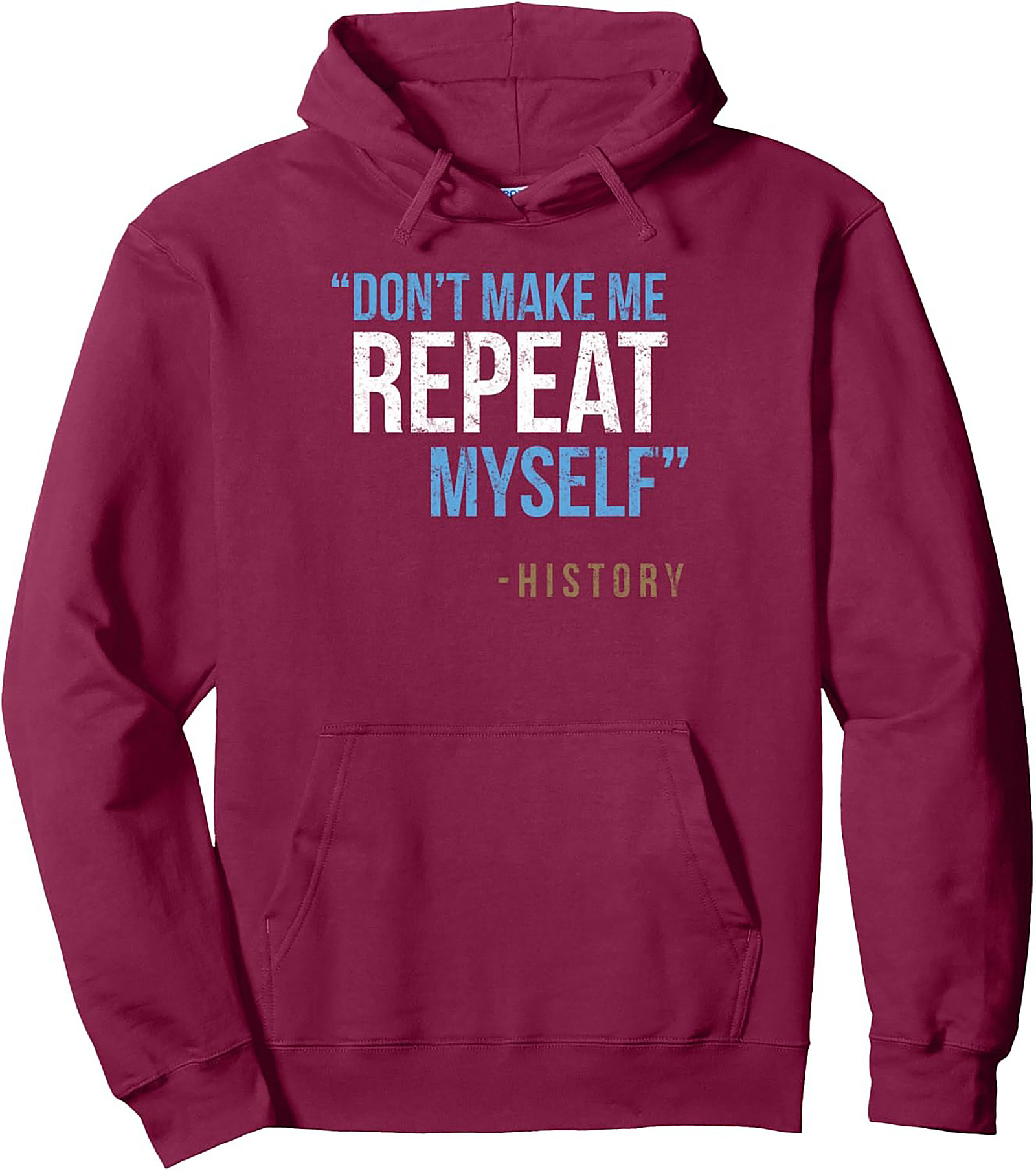 Sarcastic History Pullover Hoodie Teacher Gift Idea