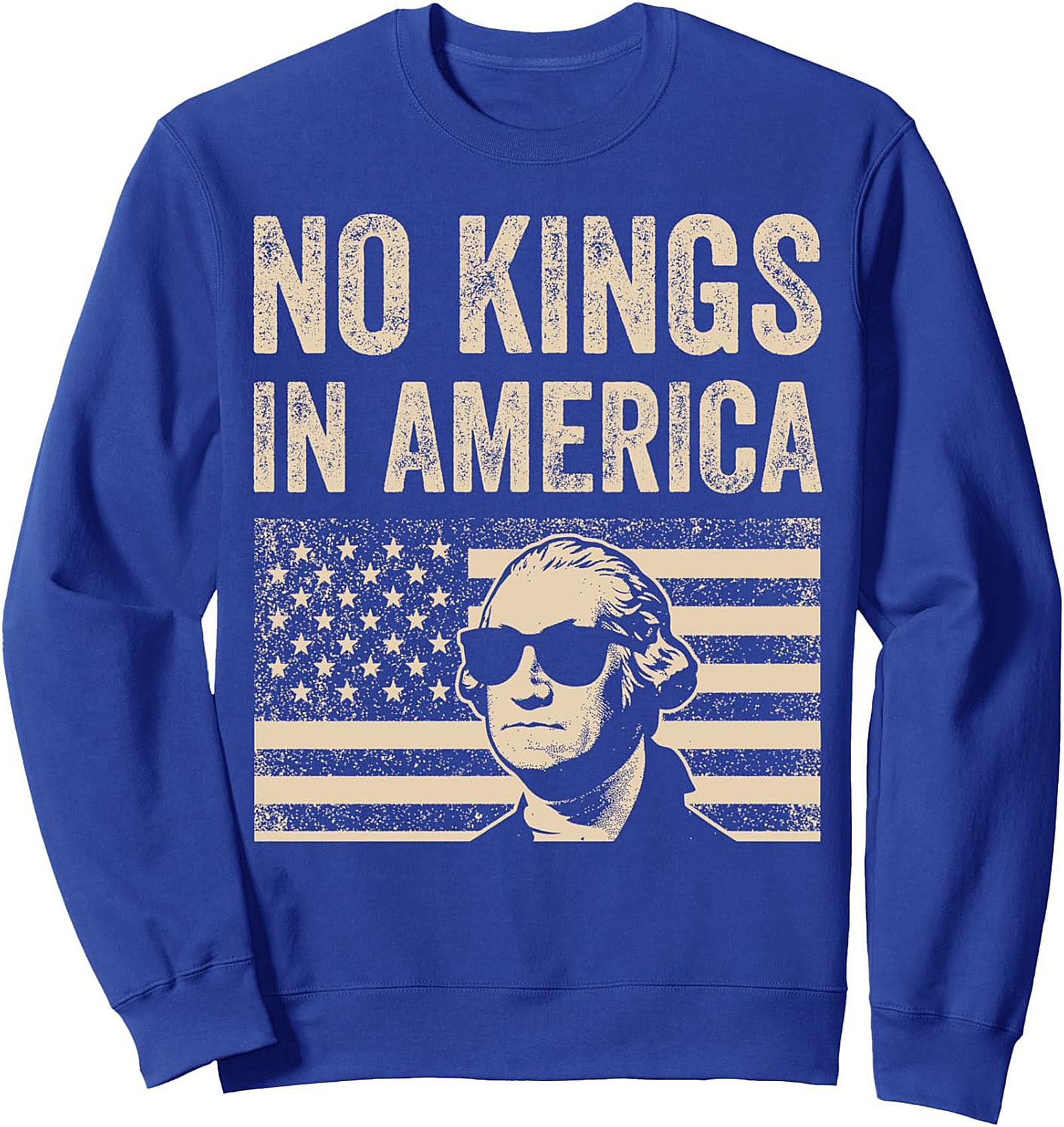 No Kings In America Graphic Sweatshirt | Patriotic Gift