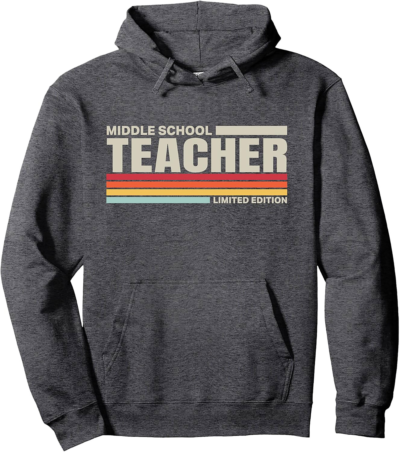 Middle School Teacher Retro Limited Edition Pullover Hoodie