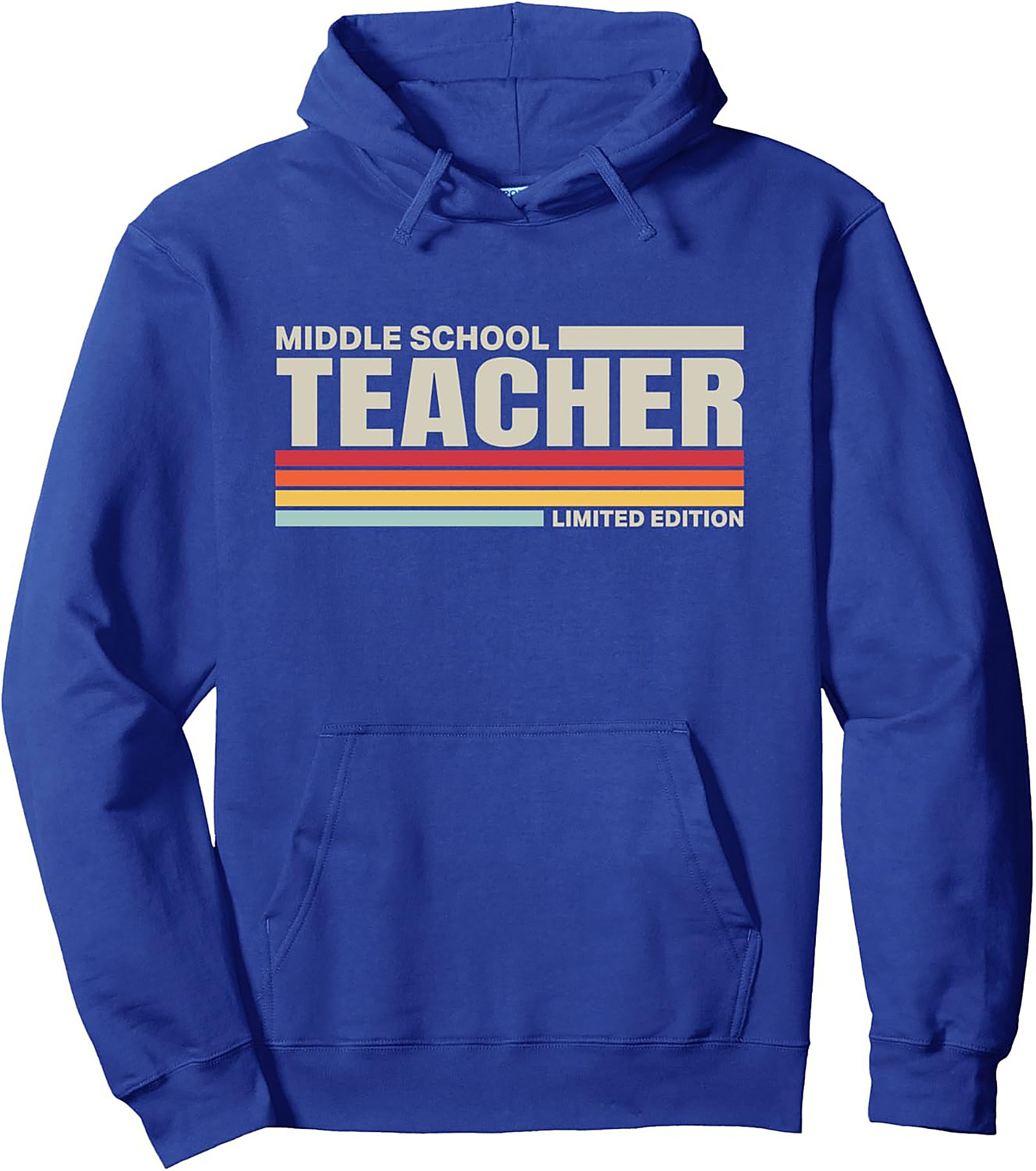 Middle School Teacher Retro Limited Edition Pullover Hoodie