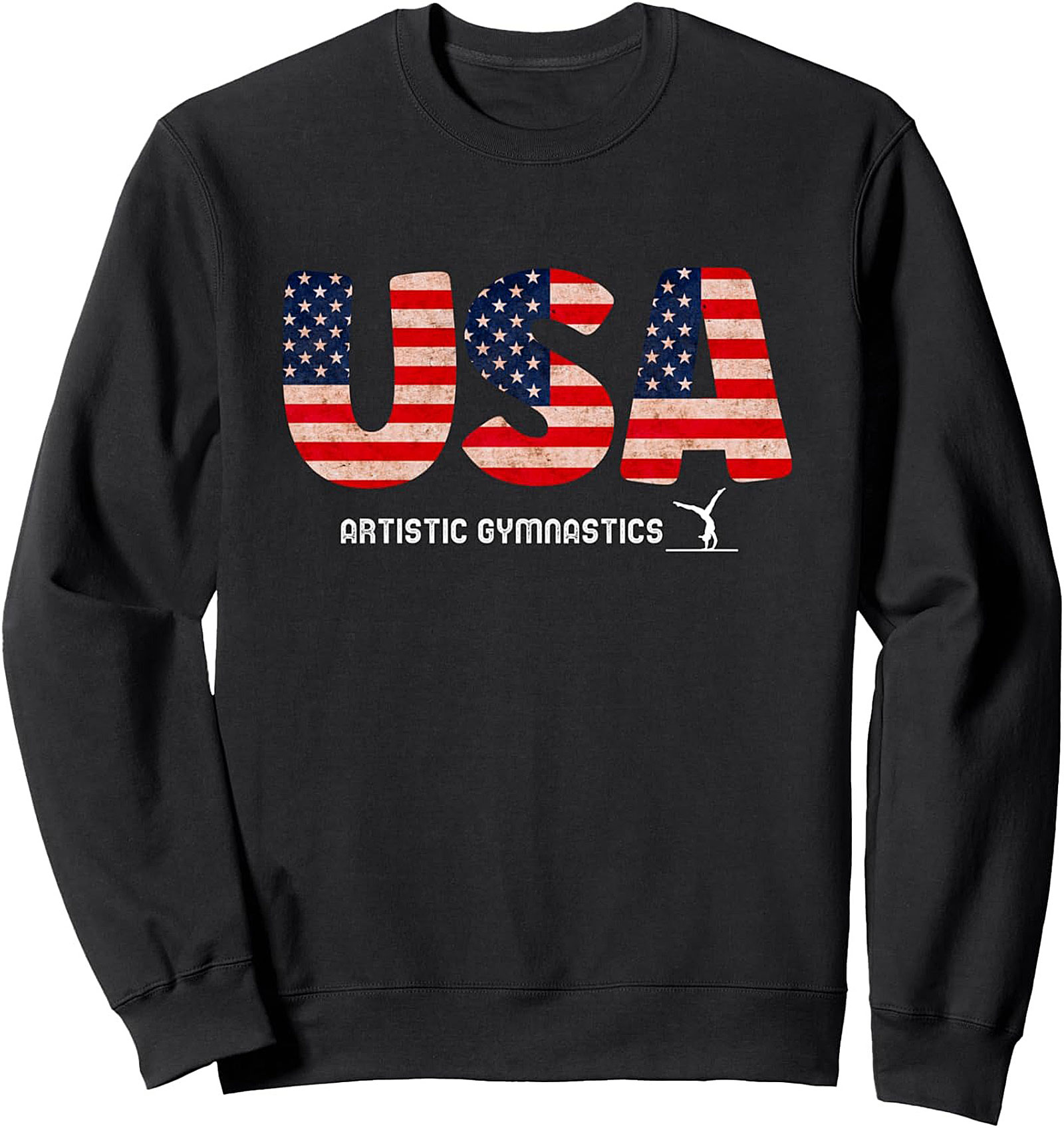 USA Gymnastics Crewneck Sweatshirt | Patriotic Team Pullover