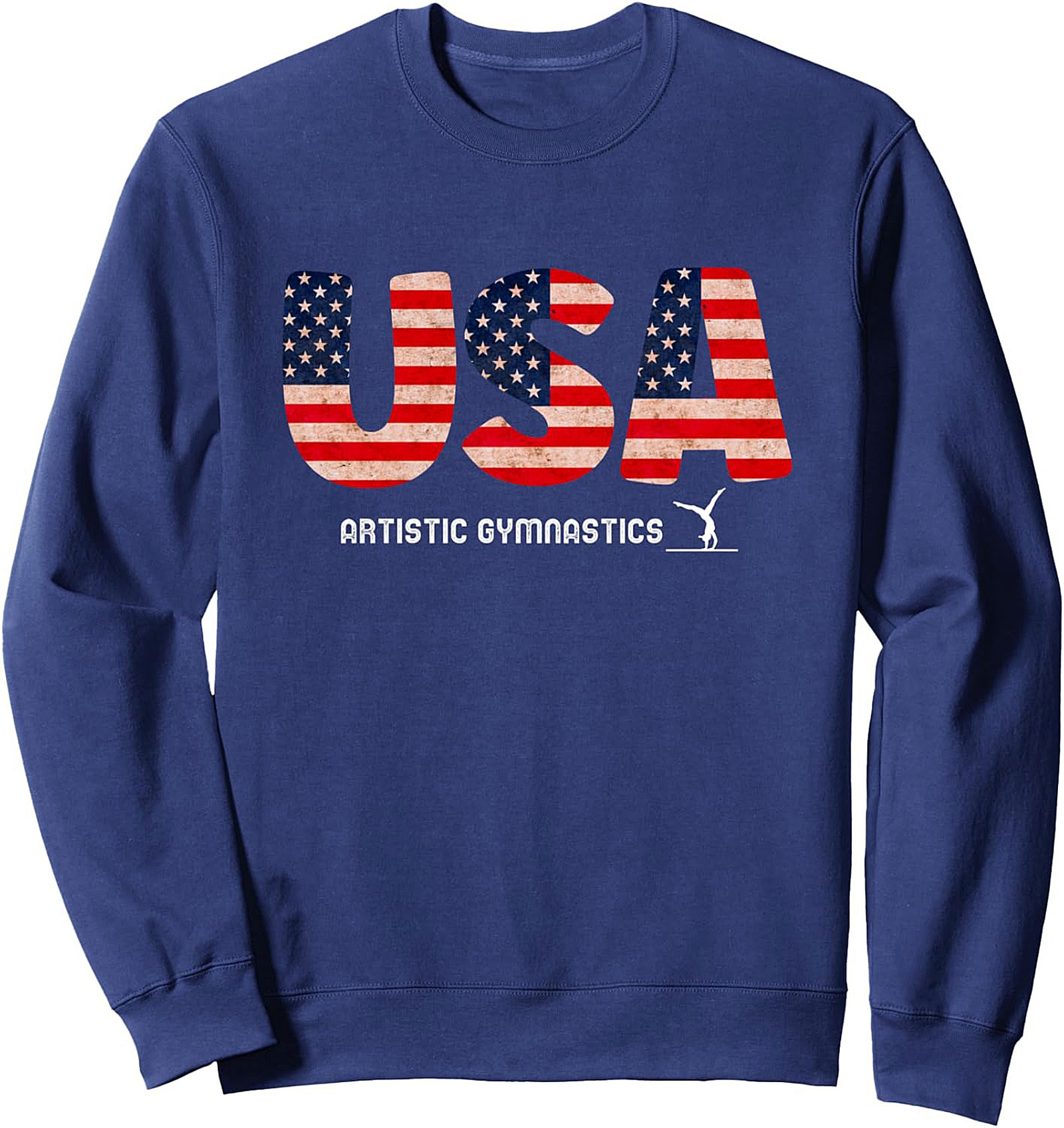 USA Gymnastics Crewneck Sweatshirt | Patriotic Team Pullover