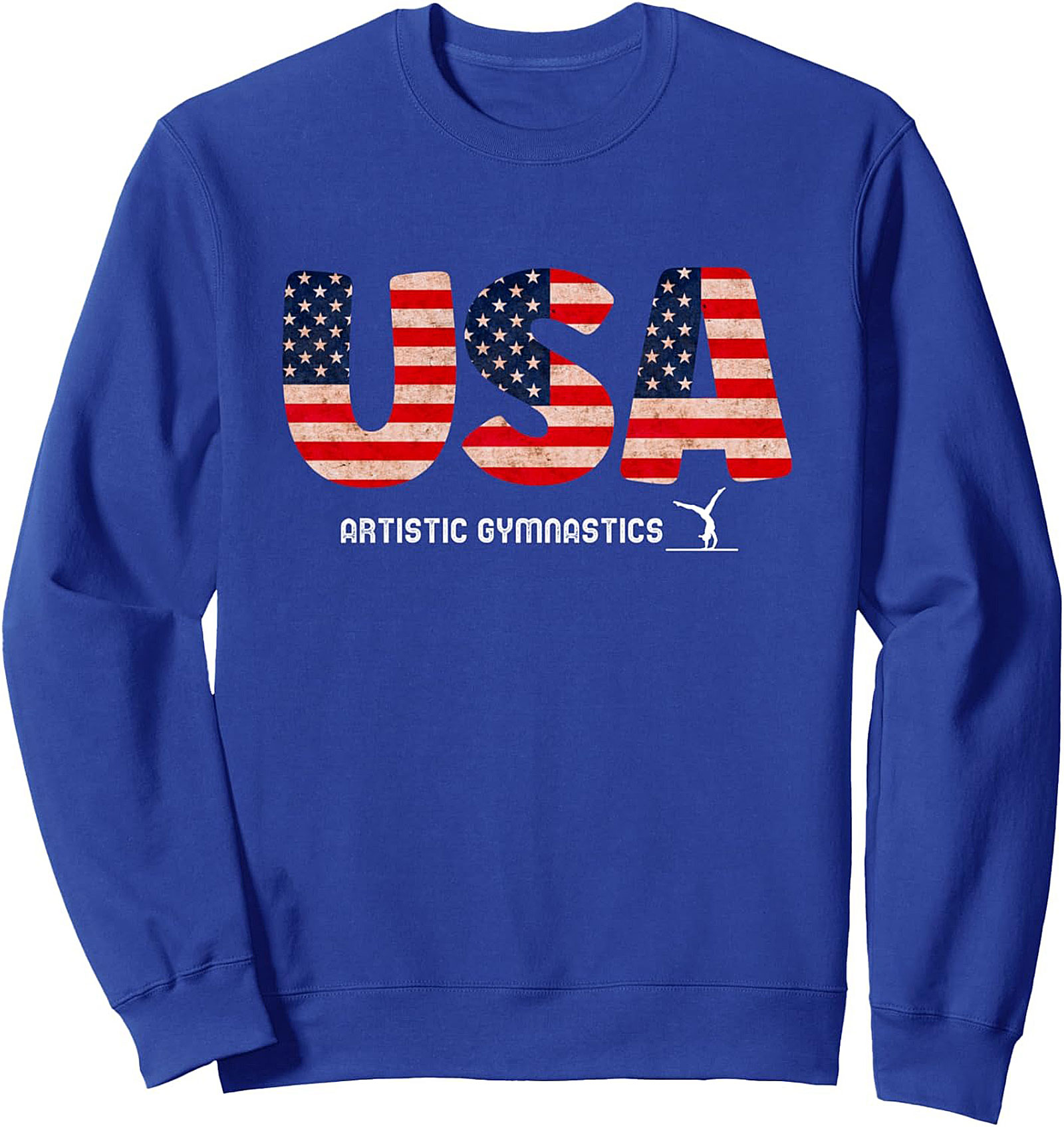 USA Gymnastics Crewneck Sweatshirt | Patriotic Team Pullover