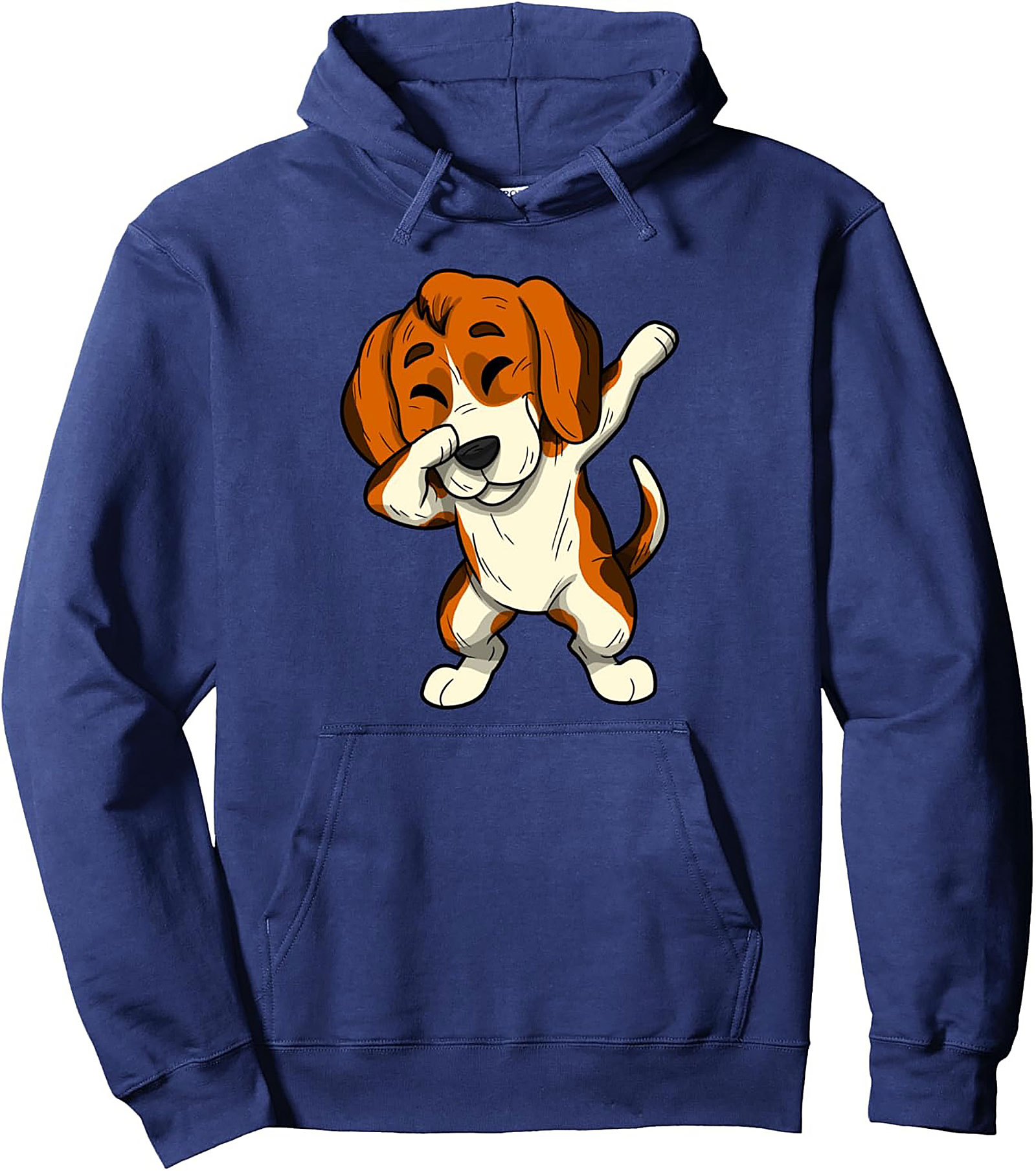 The Dabbing Beagle Pullover Hoodie: Funny Dog Graphic Unisex Fit