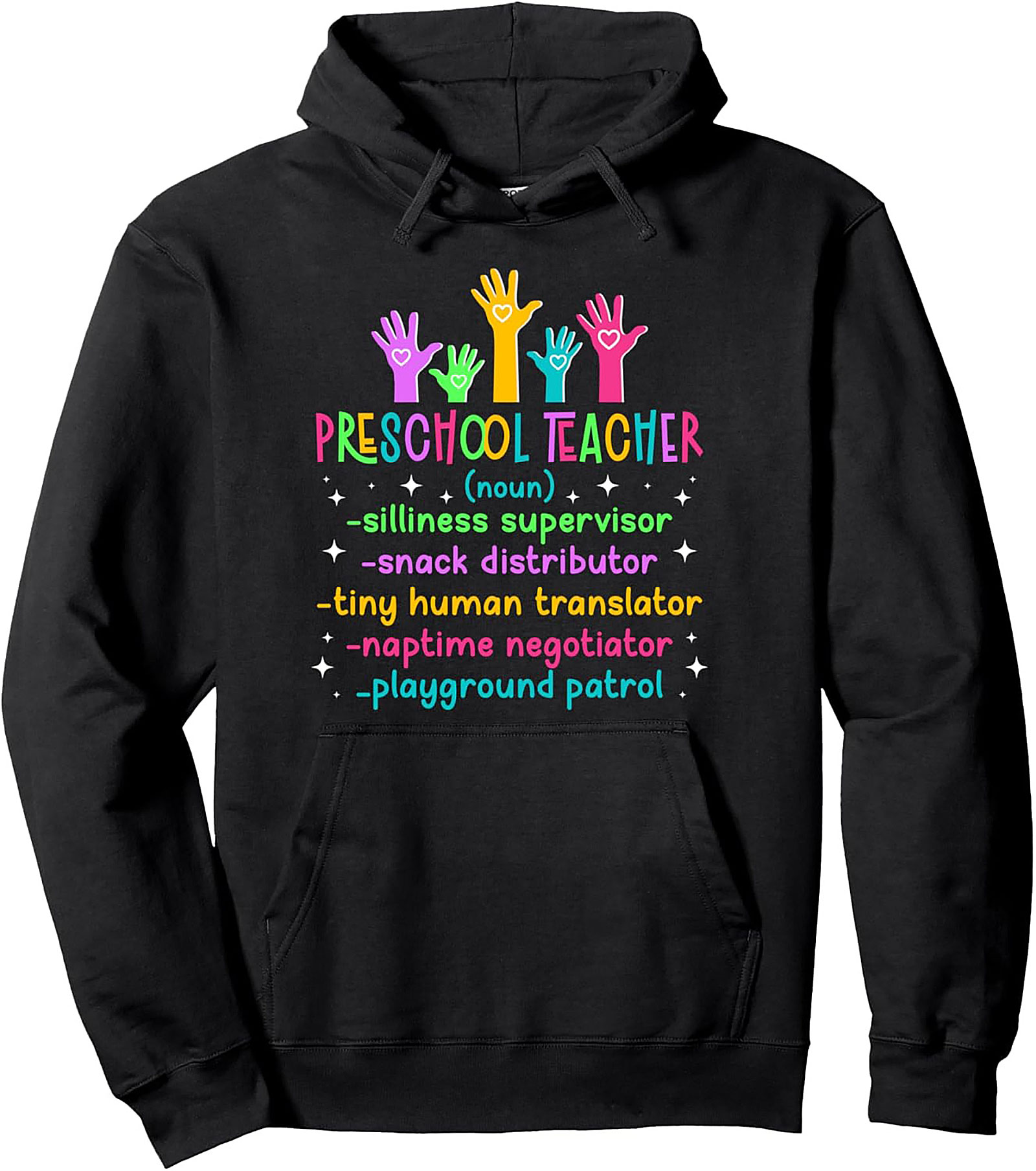 Preschool Teacher Pullover Hoodie Funny Educator Gift