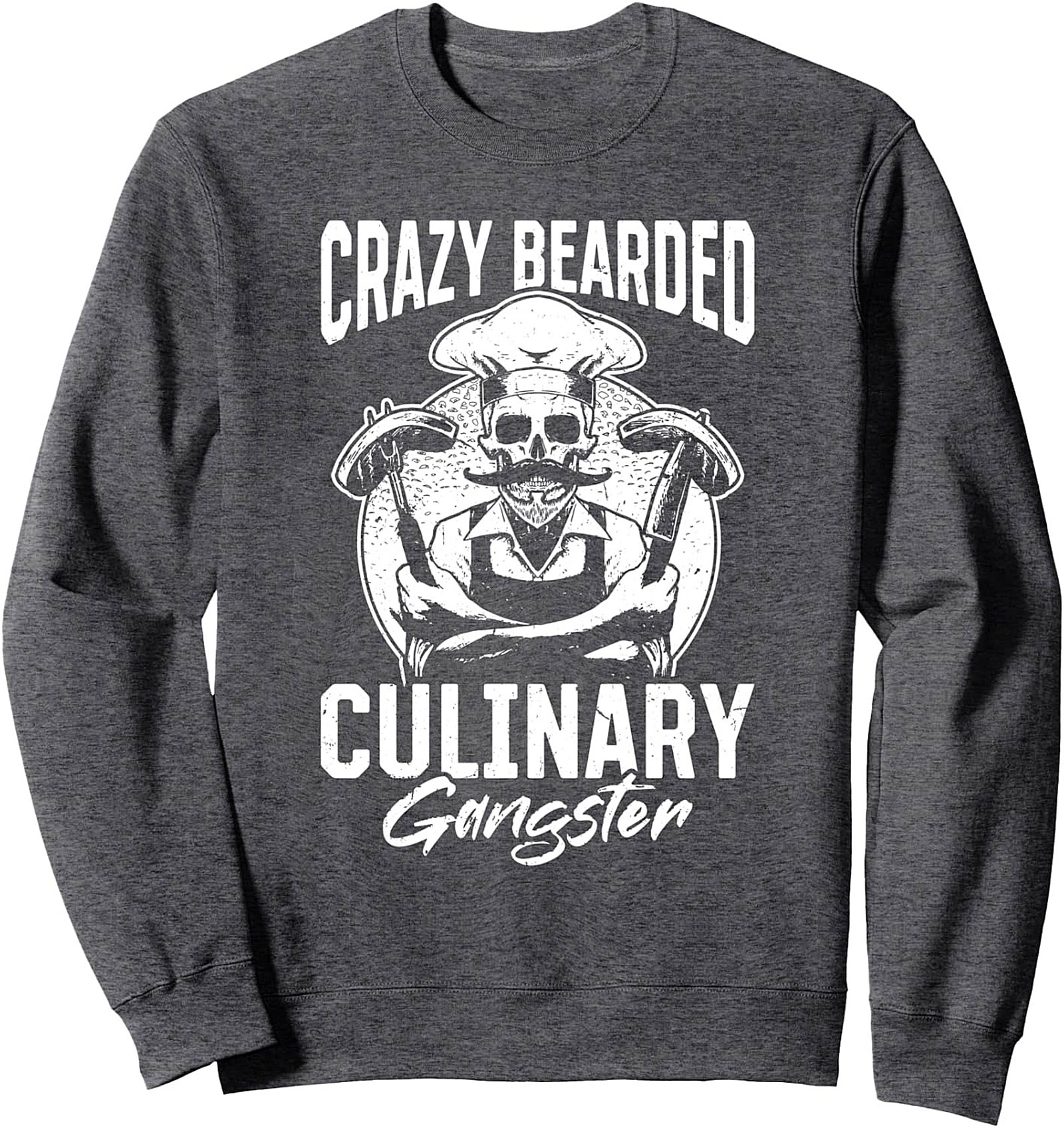 Crazy Bearded Culinary Gangster T-shirt Funny Chef Tee