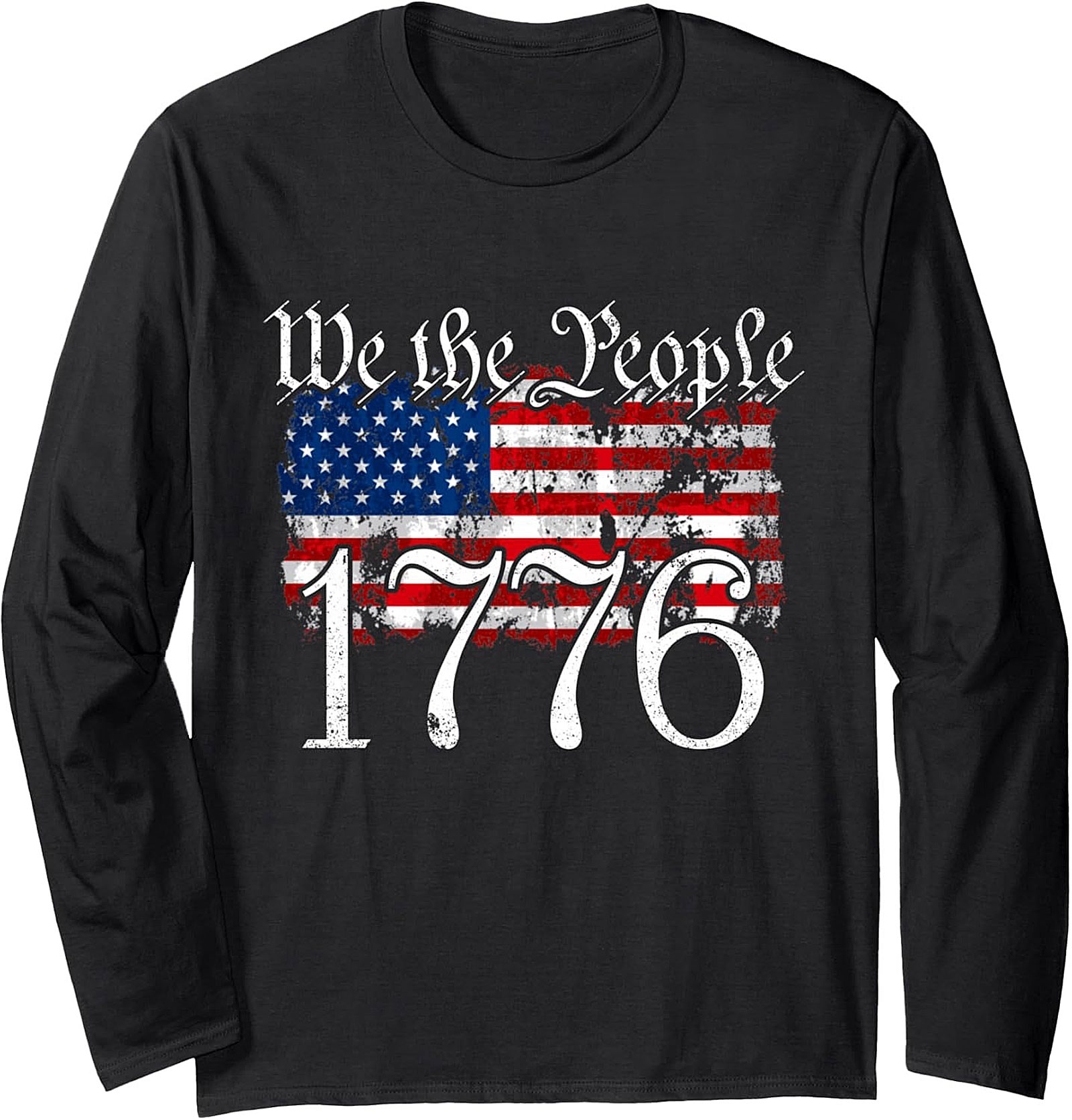 We The People 1776 Patriotic Crewneck Sweatshirt | Cozy Fit