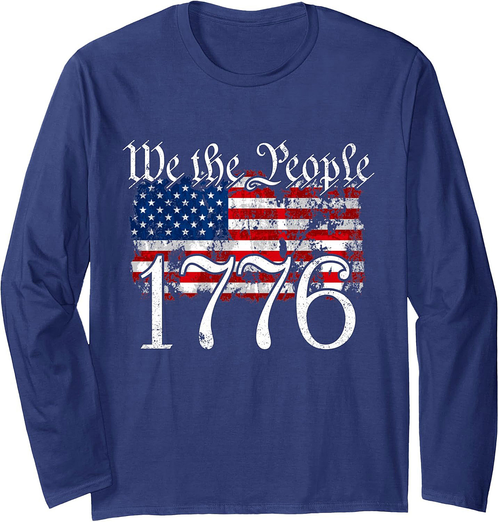 We The People 1776 Patriotic Crewneck Sweatshirt | Cozy Fit