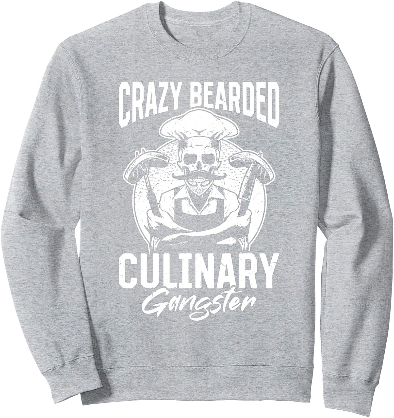 Crazy Bearded Culinary Gangster T-shirt Funny Chef Tee