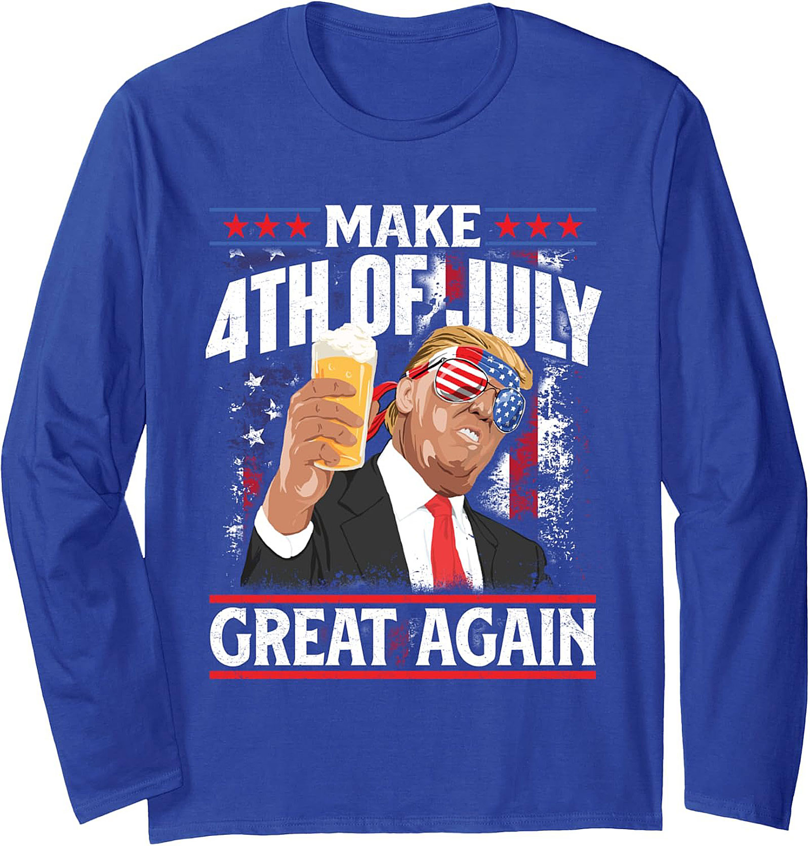 Trump 4th of July Graphic Sweatshirt | Patriotic Pullover