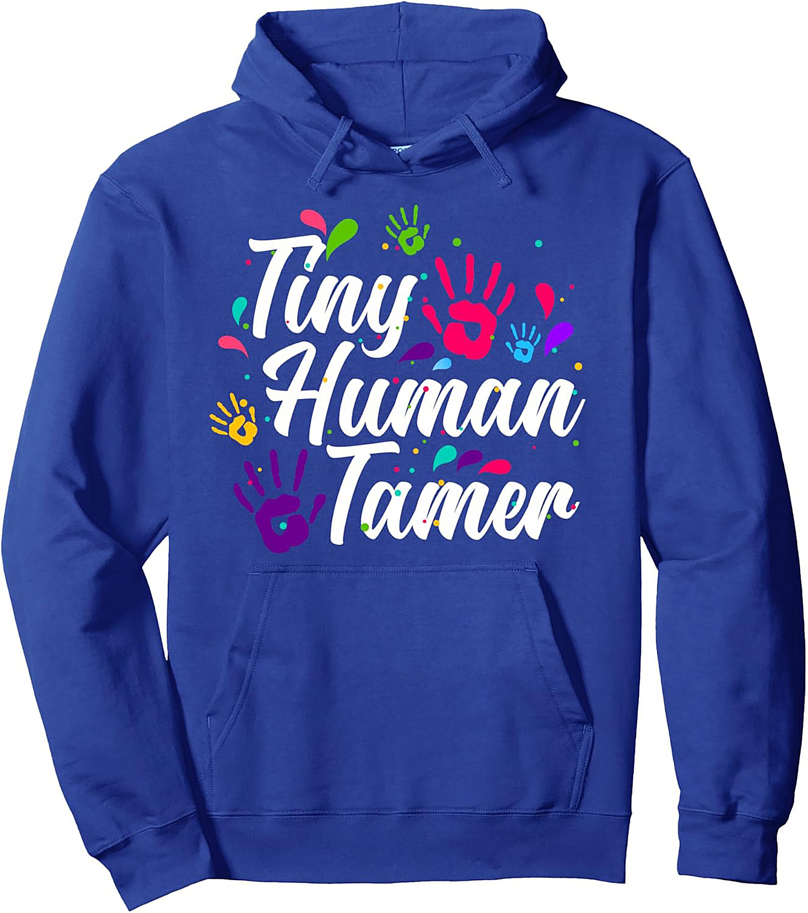 Tiny Human Tamer Pullover Hoodie Parenting Humor Gift