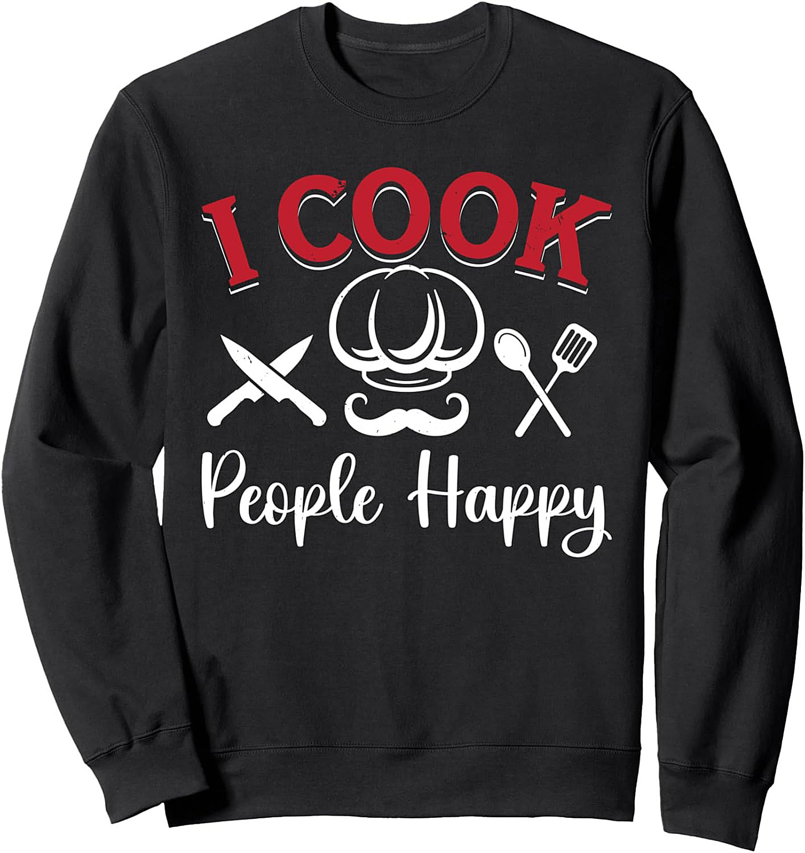 I Cook People Happy Funny Chef Graphic Tee Gift Idea