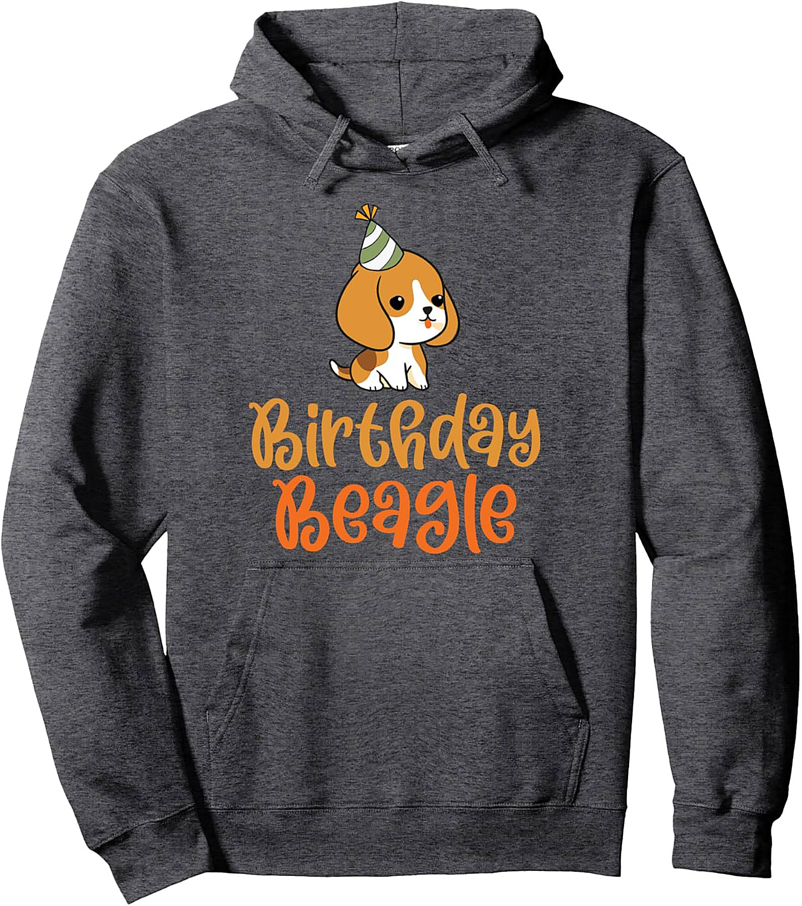 Birthday Beagle Pullover Hoodie | Cute Puppy Dog Graphic Hoodie