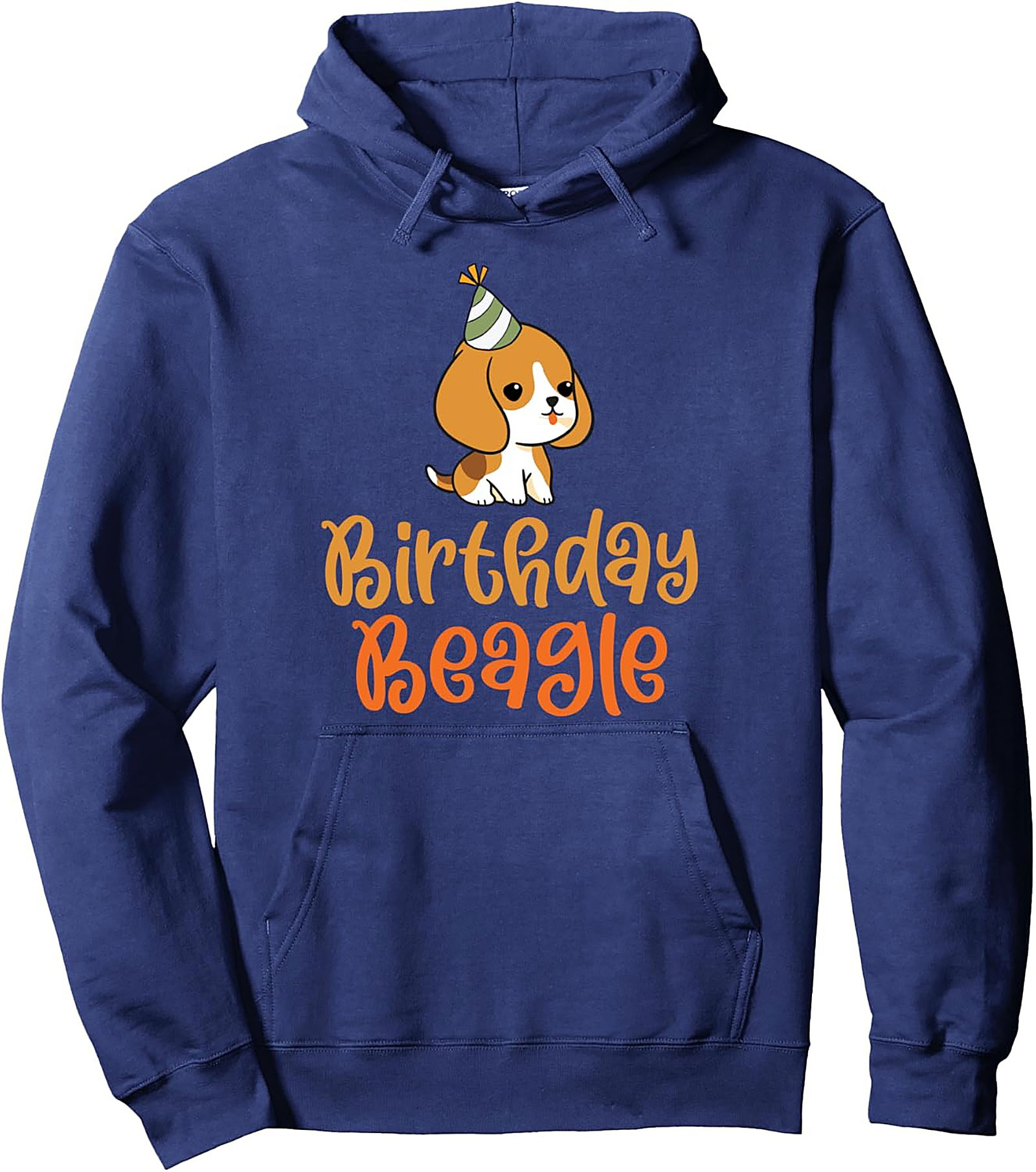 Birthday Beagle Pullover Hoodie | Cute Puppy Dog Graphic Hoodie