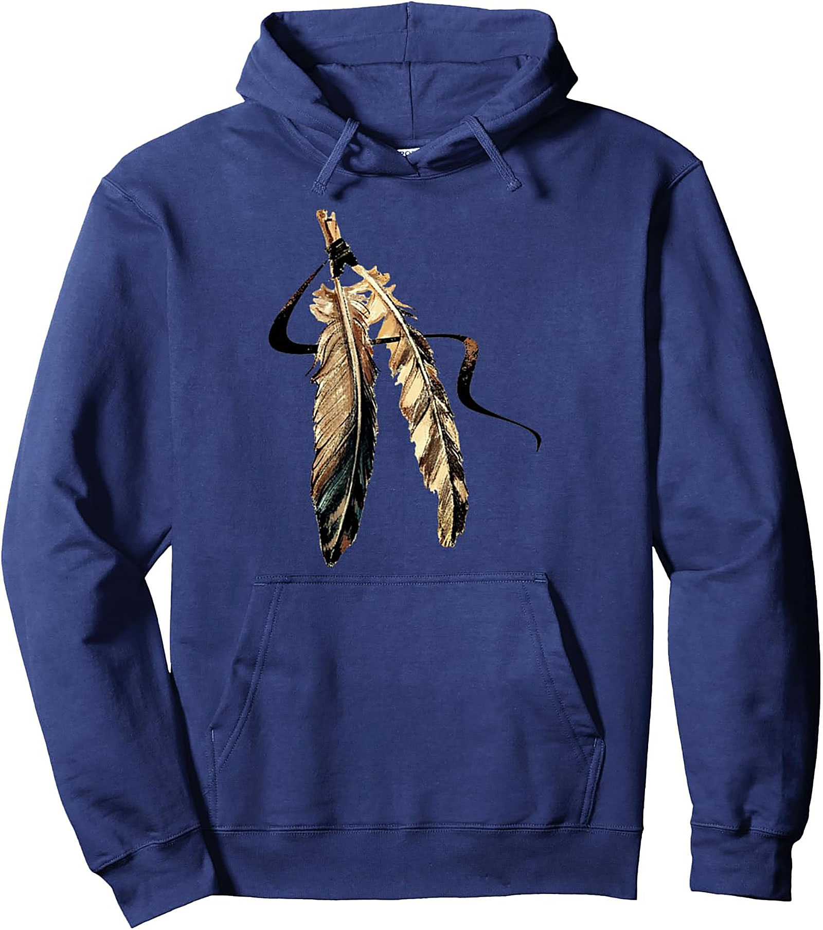 Spirit Feather Pullover Hoodie Unisex Graphic Hoodie