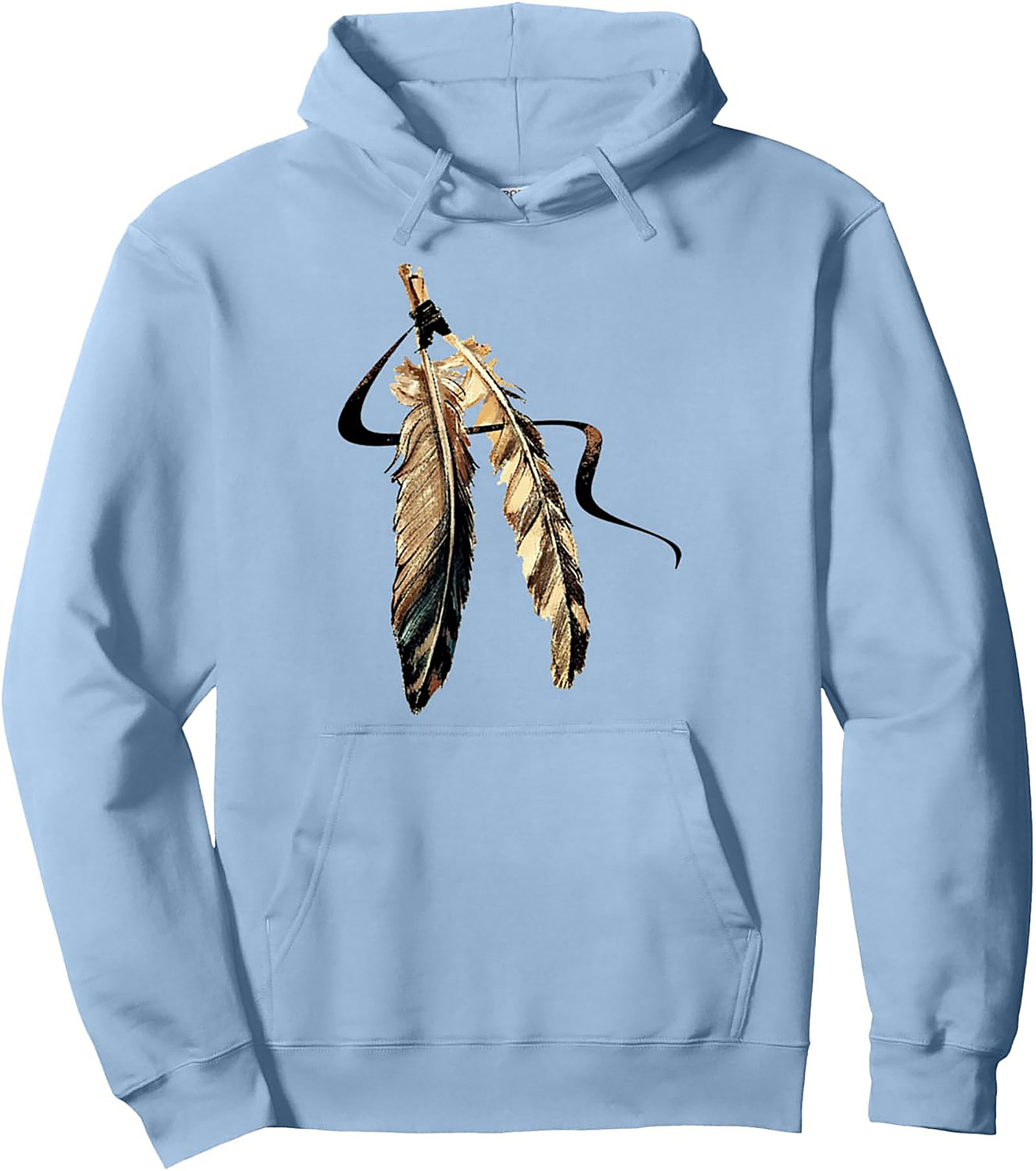 Spirit Feather Pullover Hoodie Unisex Graphic Hoodie