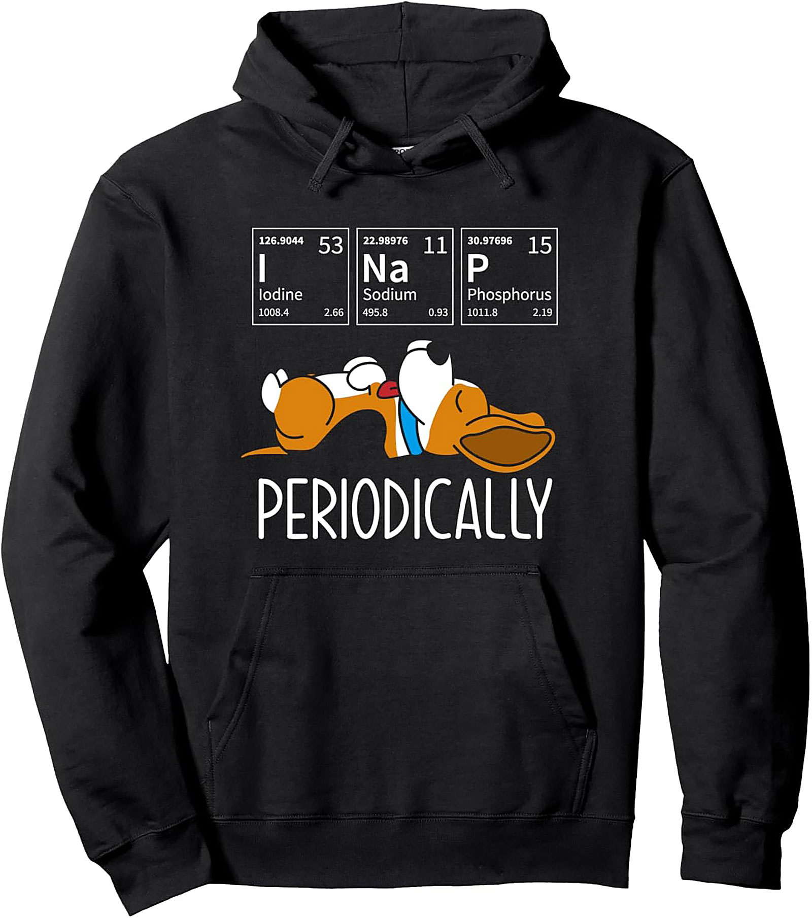 I NAP Periodically Periodic Table Dog Pullover Hoodie