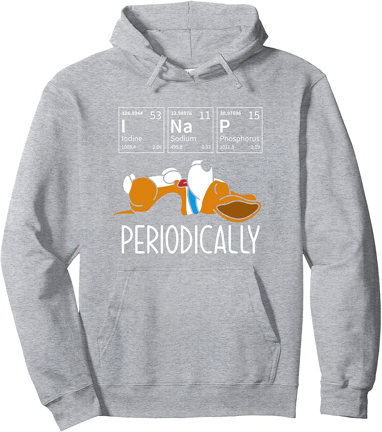 I NAP Periodically Periodic Table Dog Pullover Hoodie