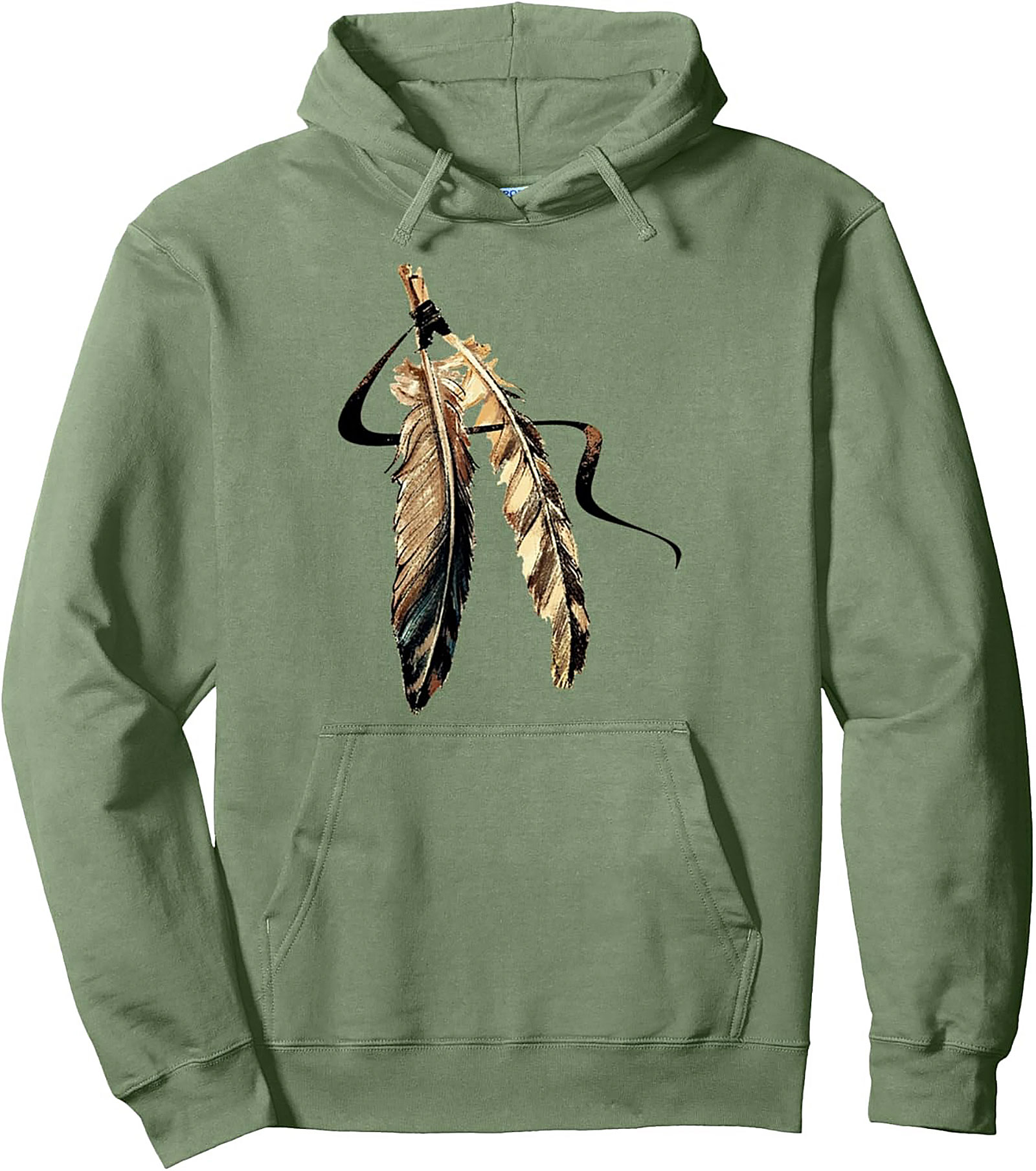 Spirit Feather Pullover Hoodie Unisex Graphic Hoodie