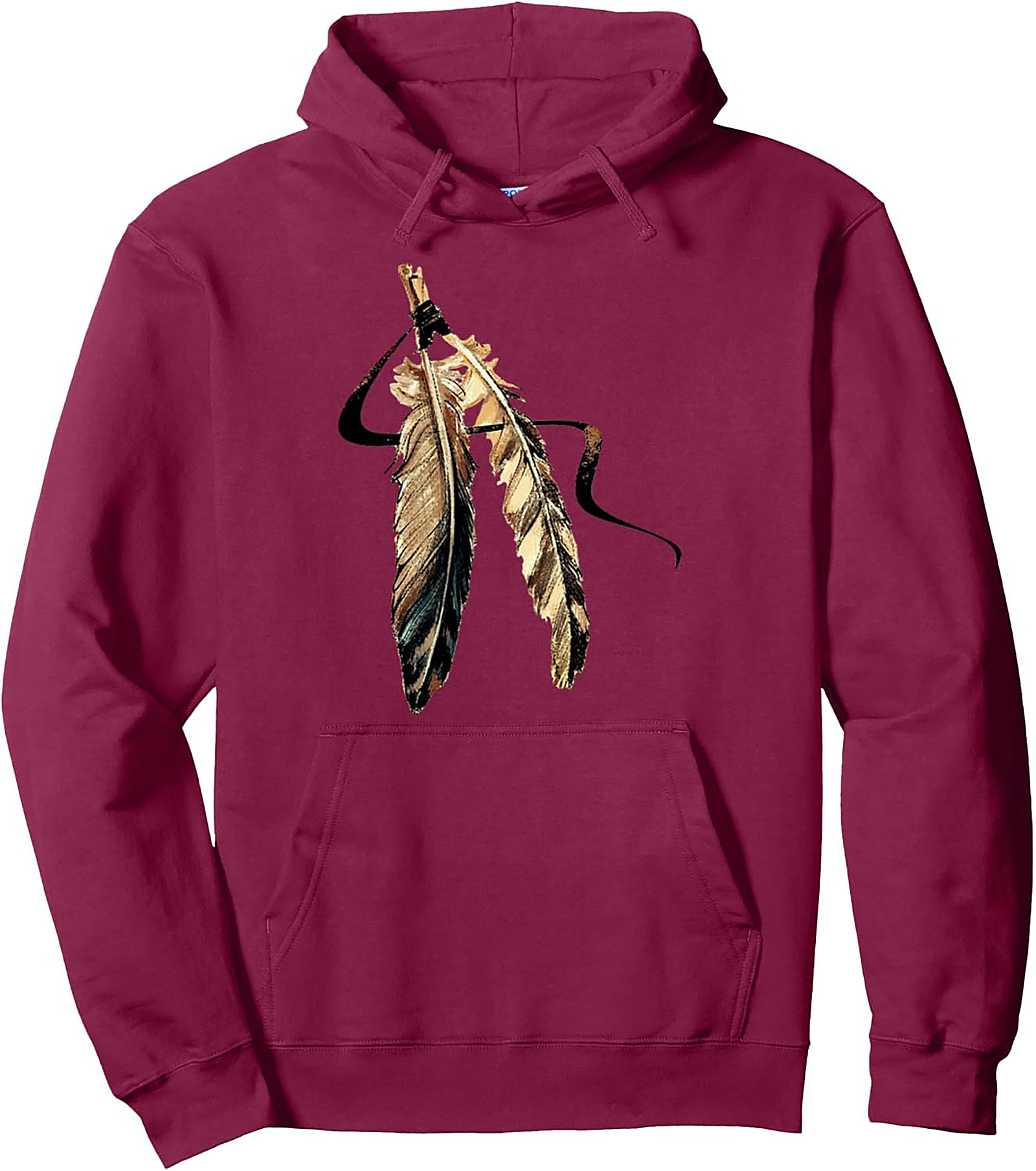 Spirit Feather Pullover Hoodie Unisex Graphic Hoodie
