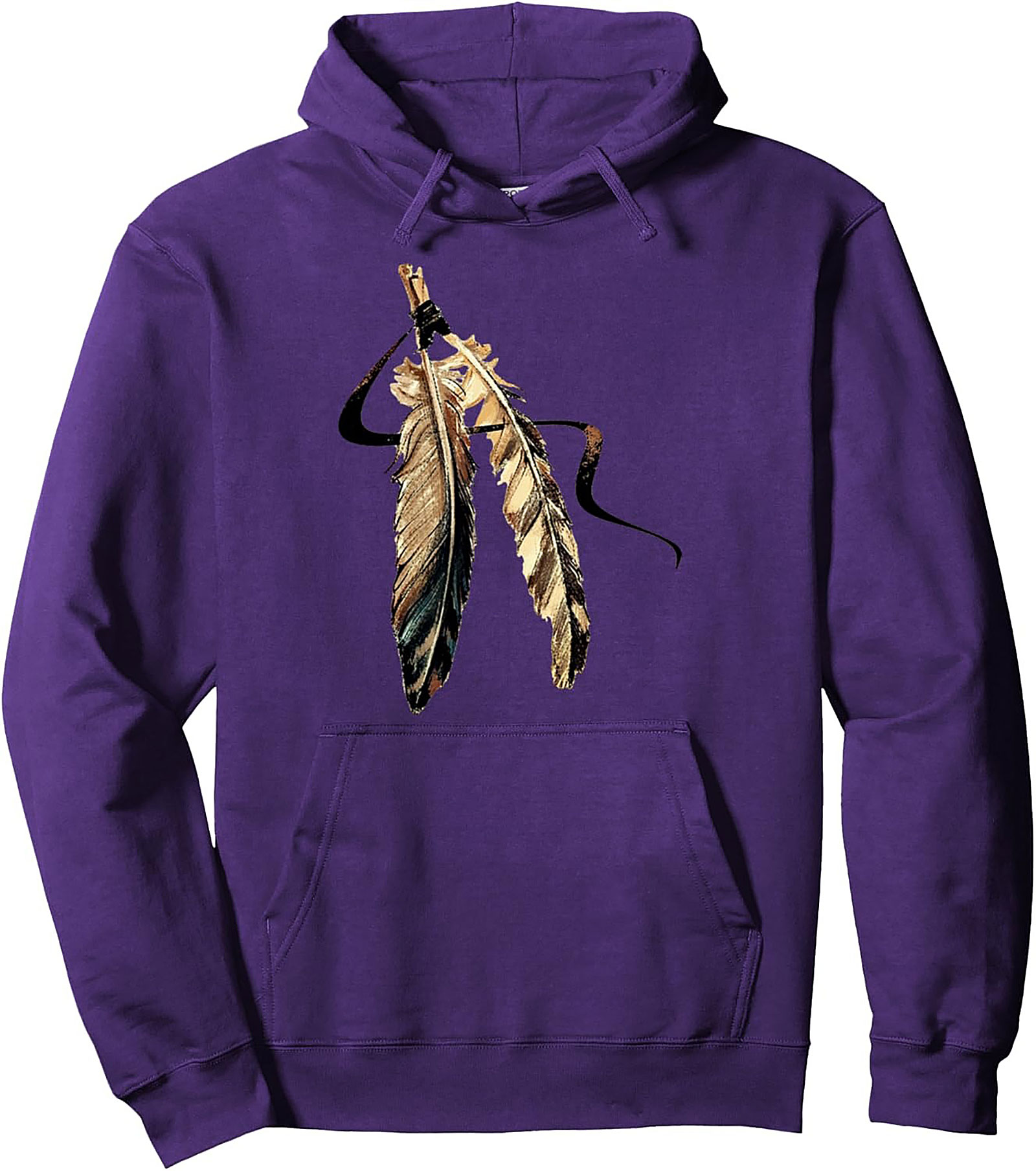 Spirit Feather Pullover Hoodie Unisex Graphic Hoodie